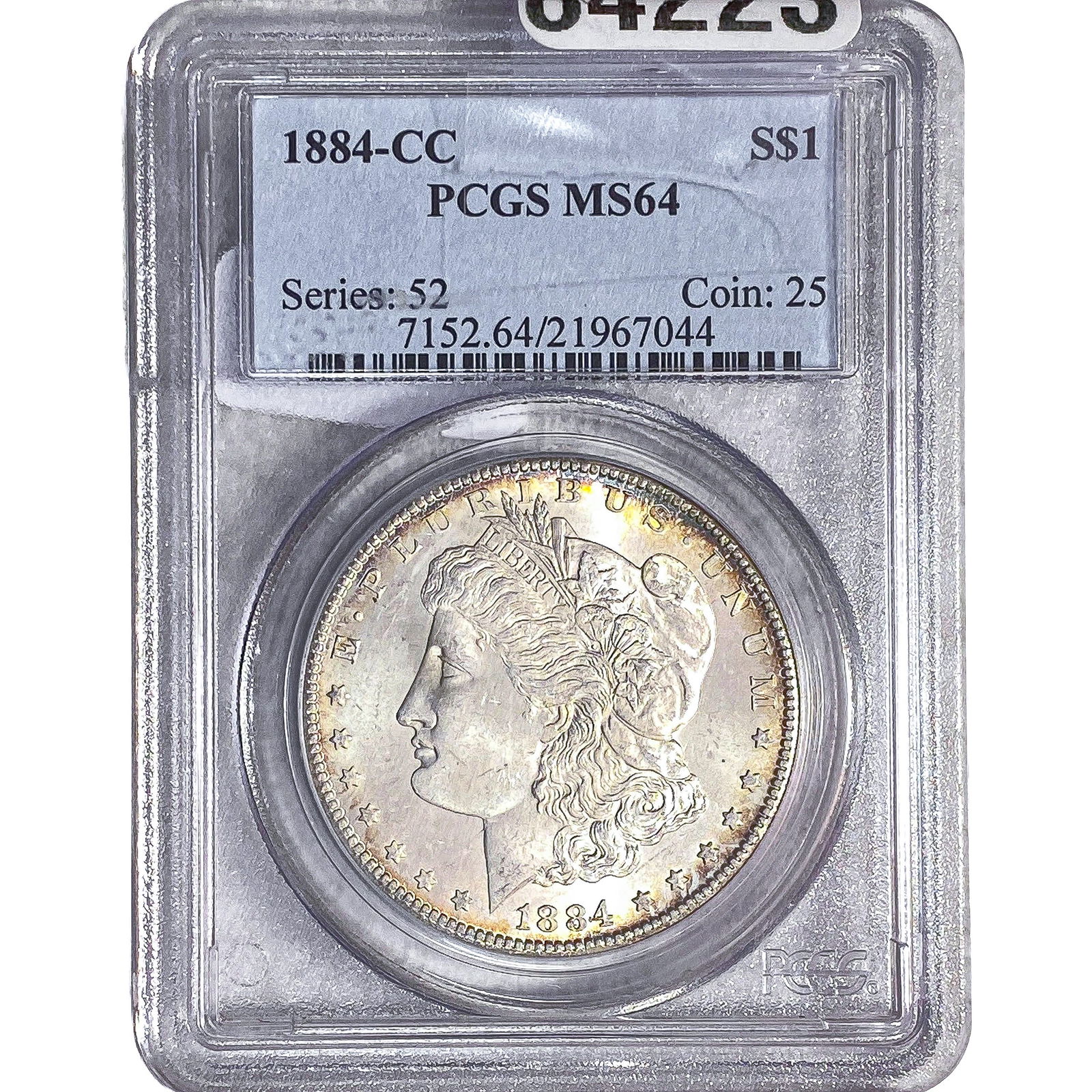 1884-CC Morgan Silver Dollar PCGS MS64 (1 of 2)