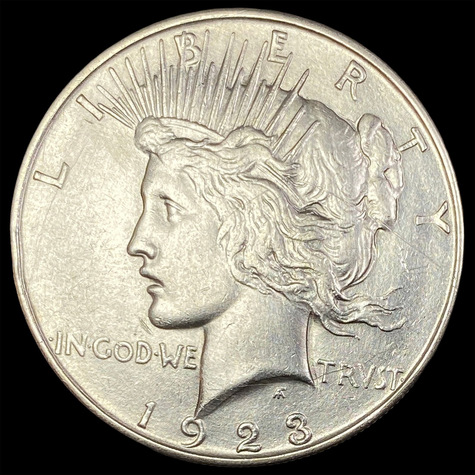 1923-D Silver Peace Dollar CLOSELY UNCIRCULATED (1 of 2)