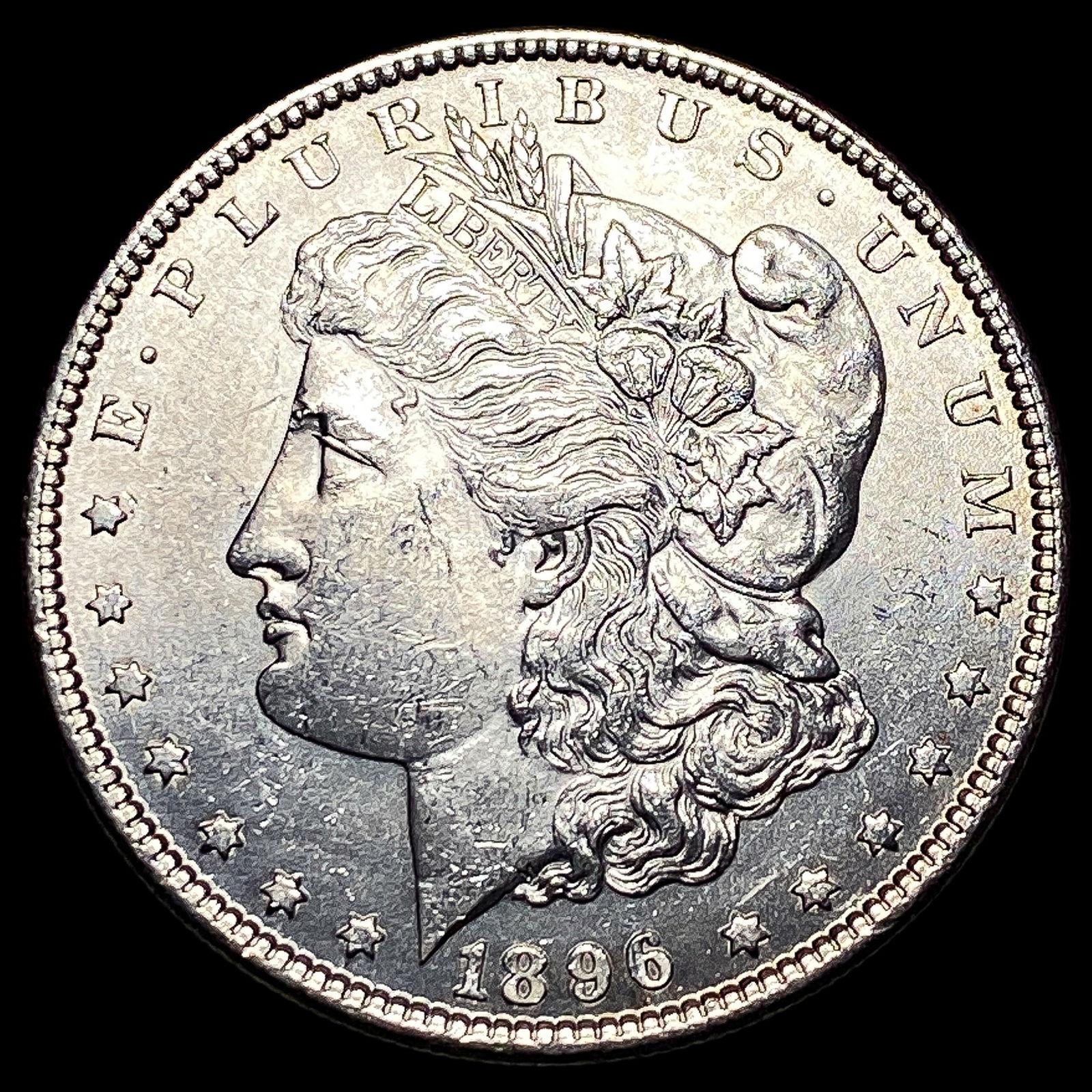 1896 Silver Morgan Dollar CHOICE BU (1 of 2)