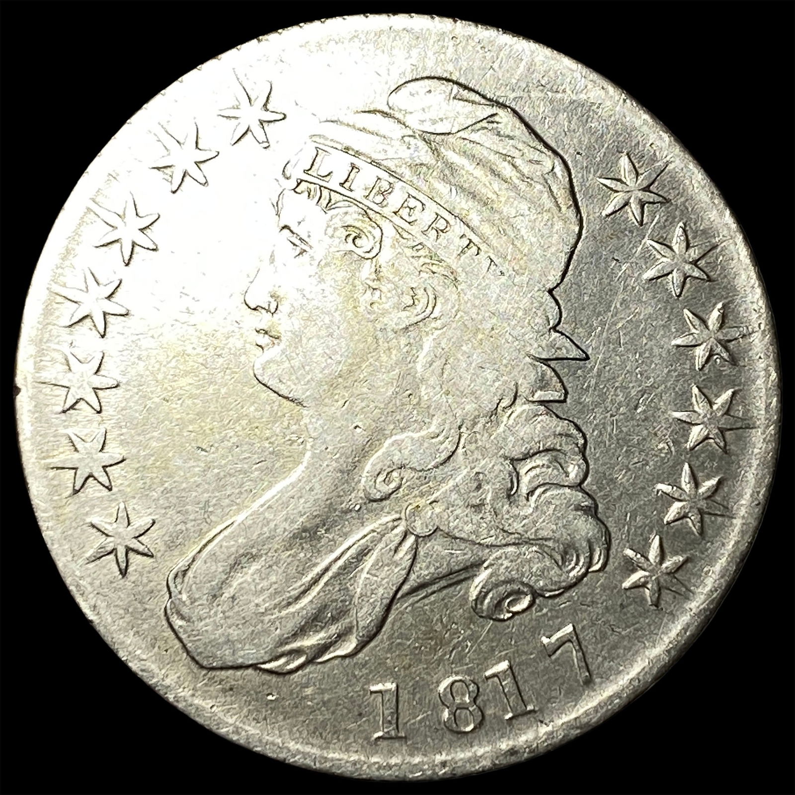 1817 Capped Bust Half Dollar NEARLY UNCIRCULATED (1 of 2)