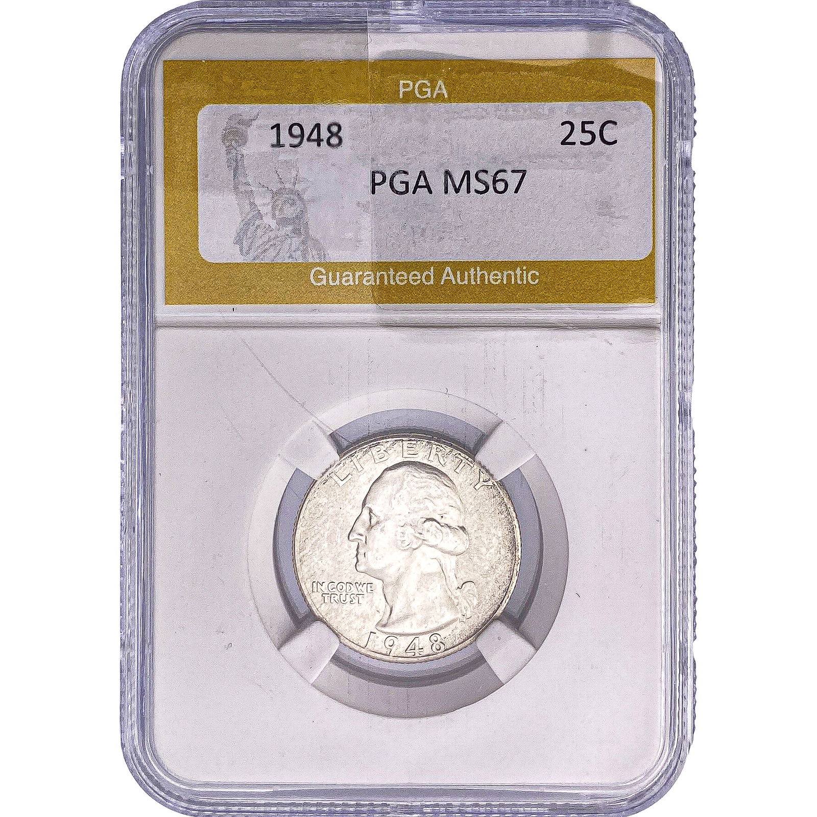 1948 Washington Silver Quarter PGA MS67: 1948 Washington Silver Quarter PGA MS67