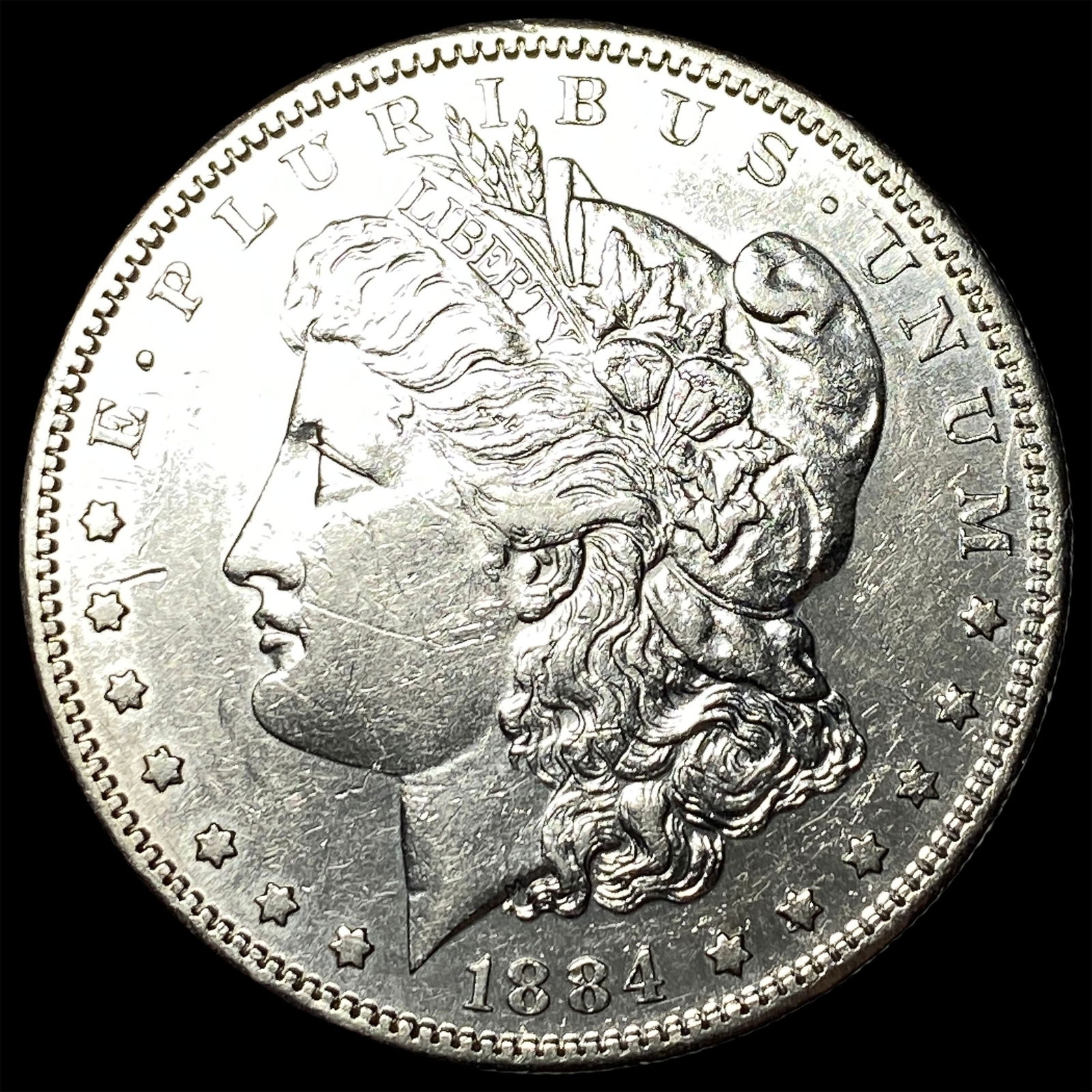 1884-S Silver Morgan Dollar CLOSELY UNCIRCULATED (1 of 2)