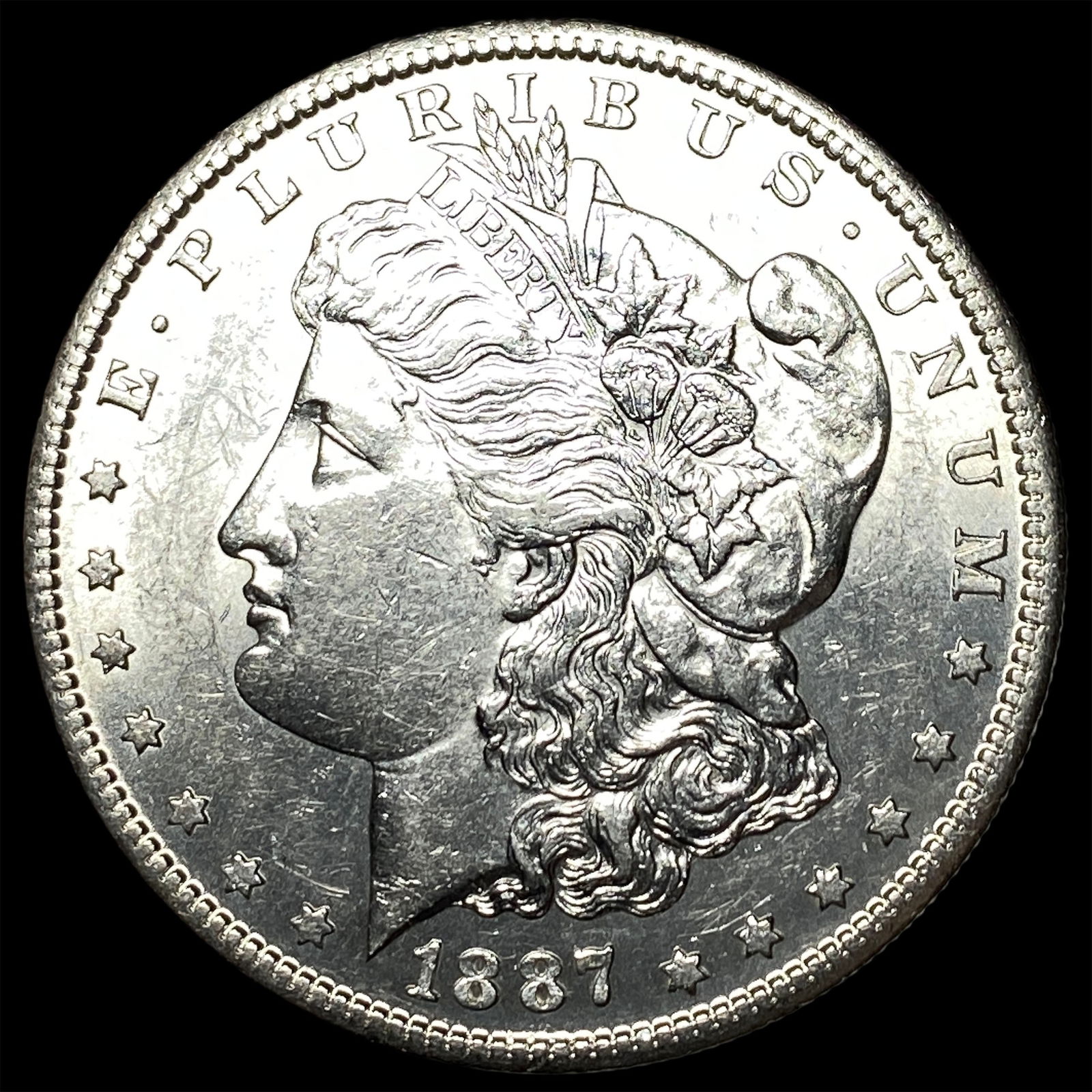 1887-S Silver Morgan Dollar UNCIRCULATED: 1887-S Silver Morgan Dollar UNCIRCULATED