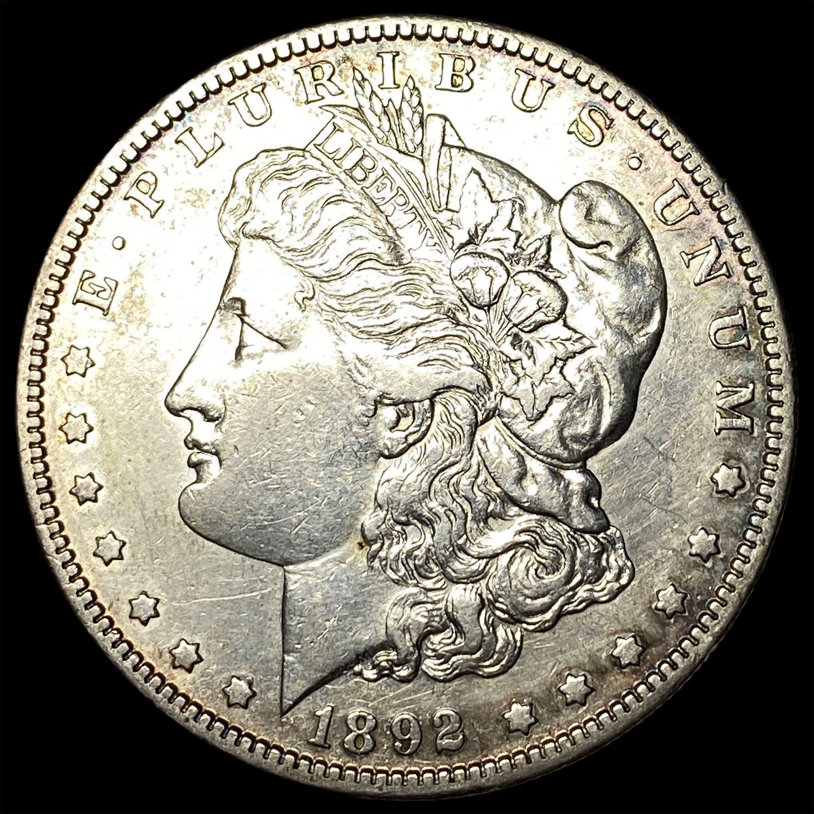 1892-S Silver Morgan Dollar NEARLY UNCIRCULATED: 1892-S Silver Morgan Dollar NEARLY UNCIRCULATED