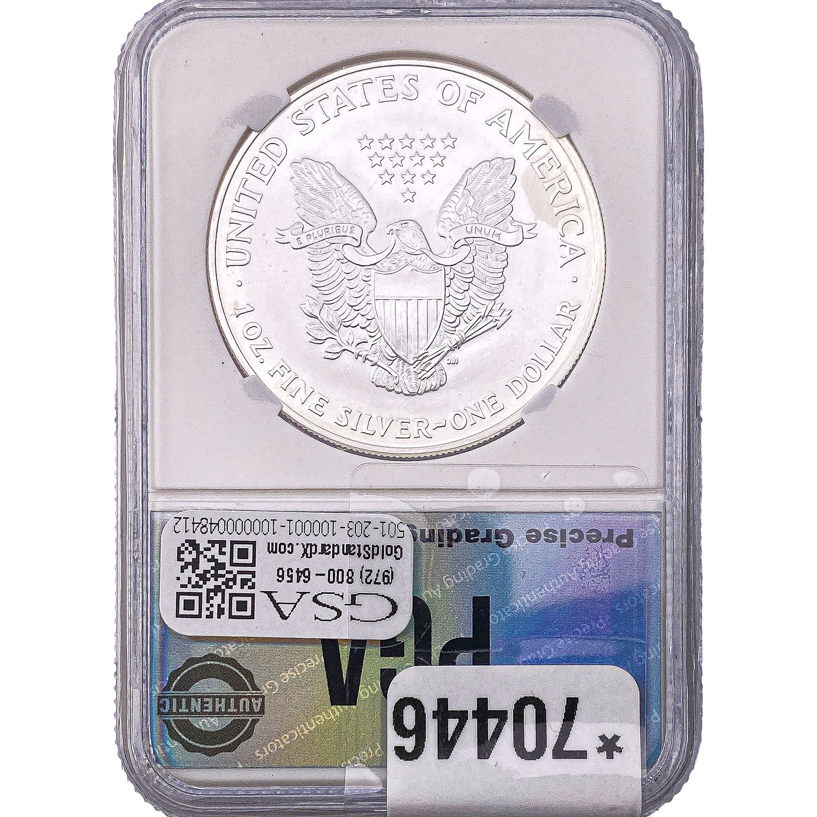2003 Silver Eagle PGA MS70 - 2