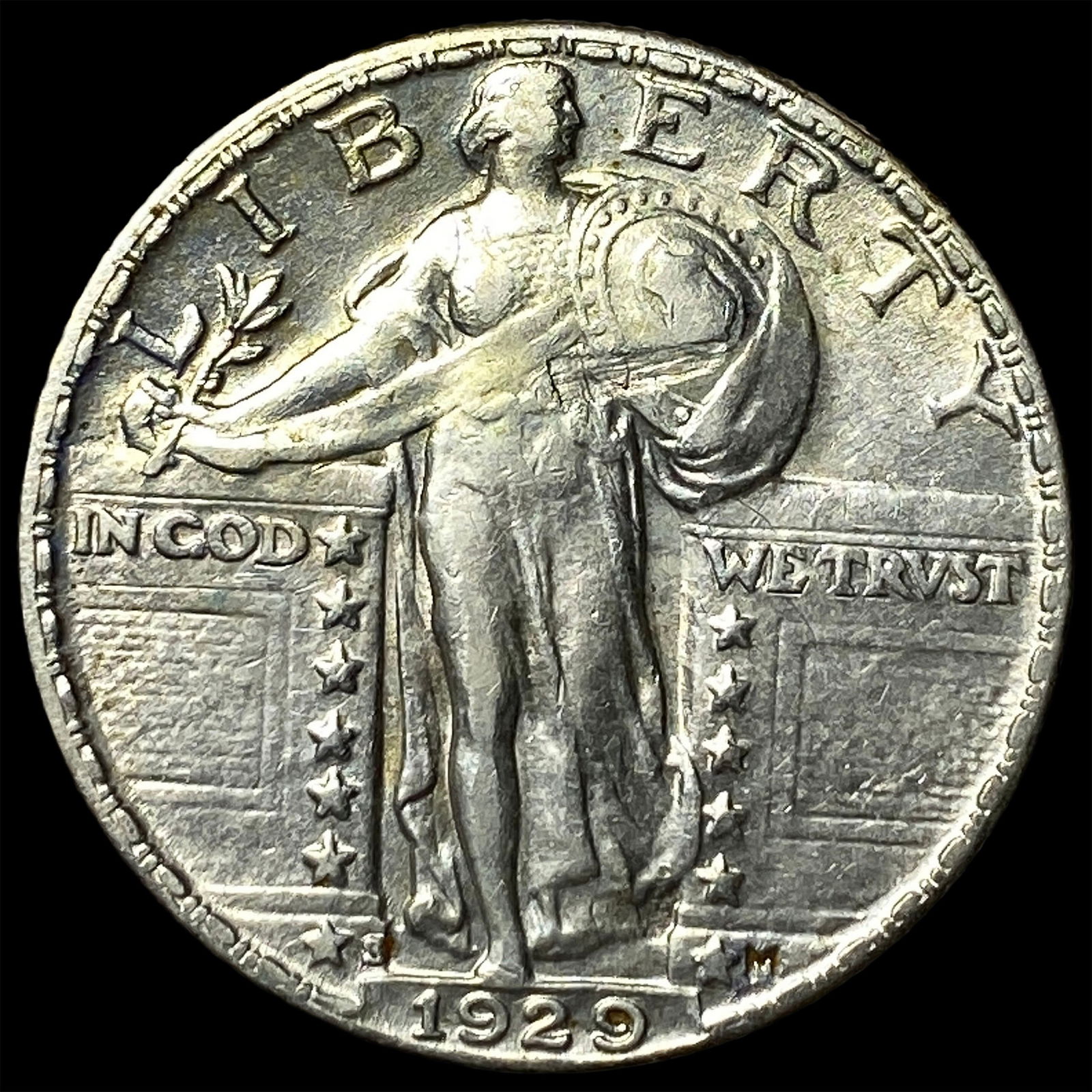 1929 Standing Liberty Silver Quarter CLOSELY UNCIRCULATED: 1929 Standing Liberty Silver Quarter CLOSELY UNCIRCULATED