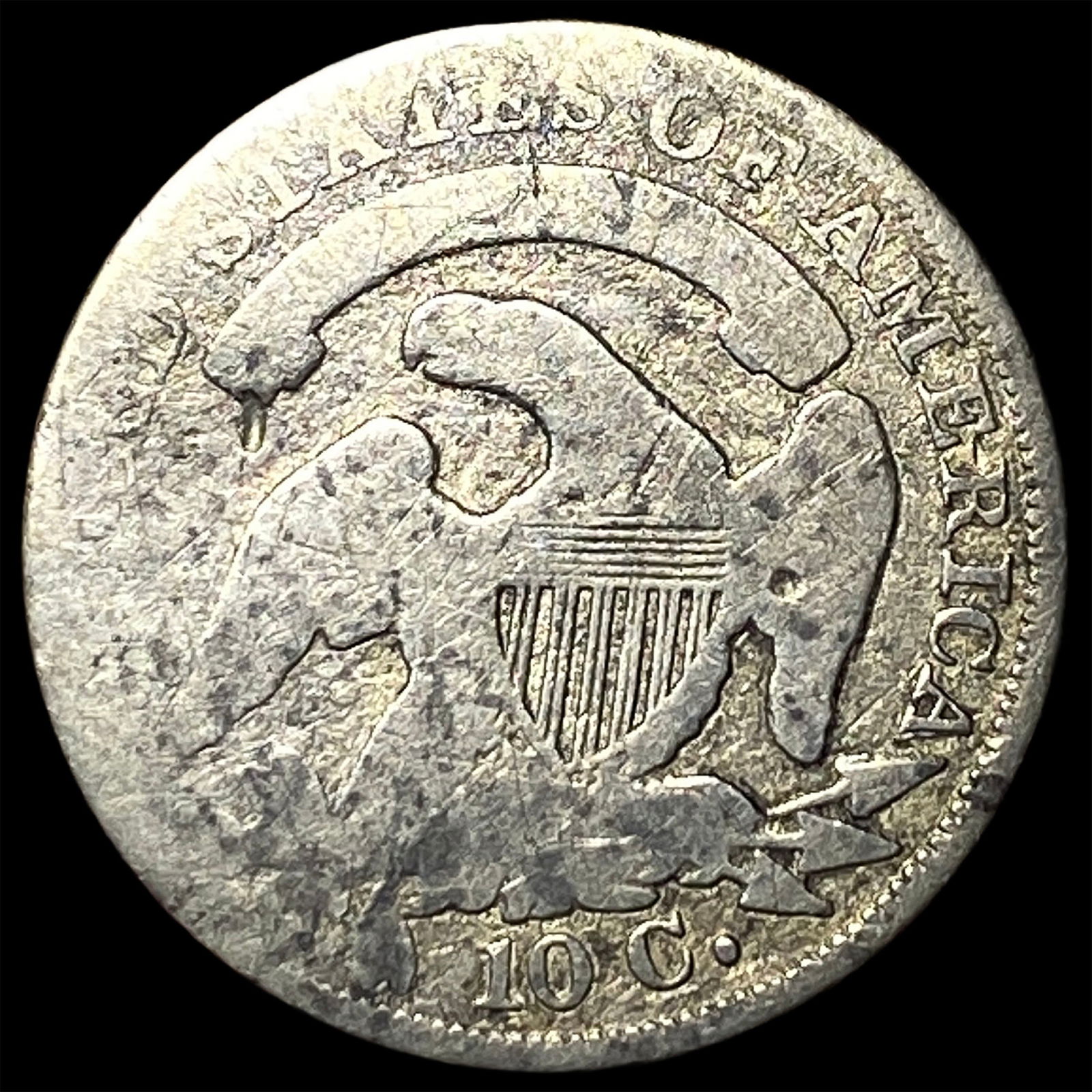 1835 Capped Bust Dime NICELY CIRCULATED - 2