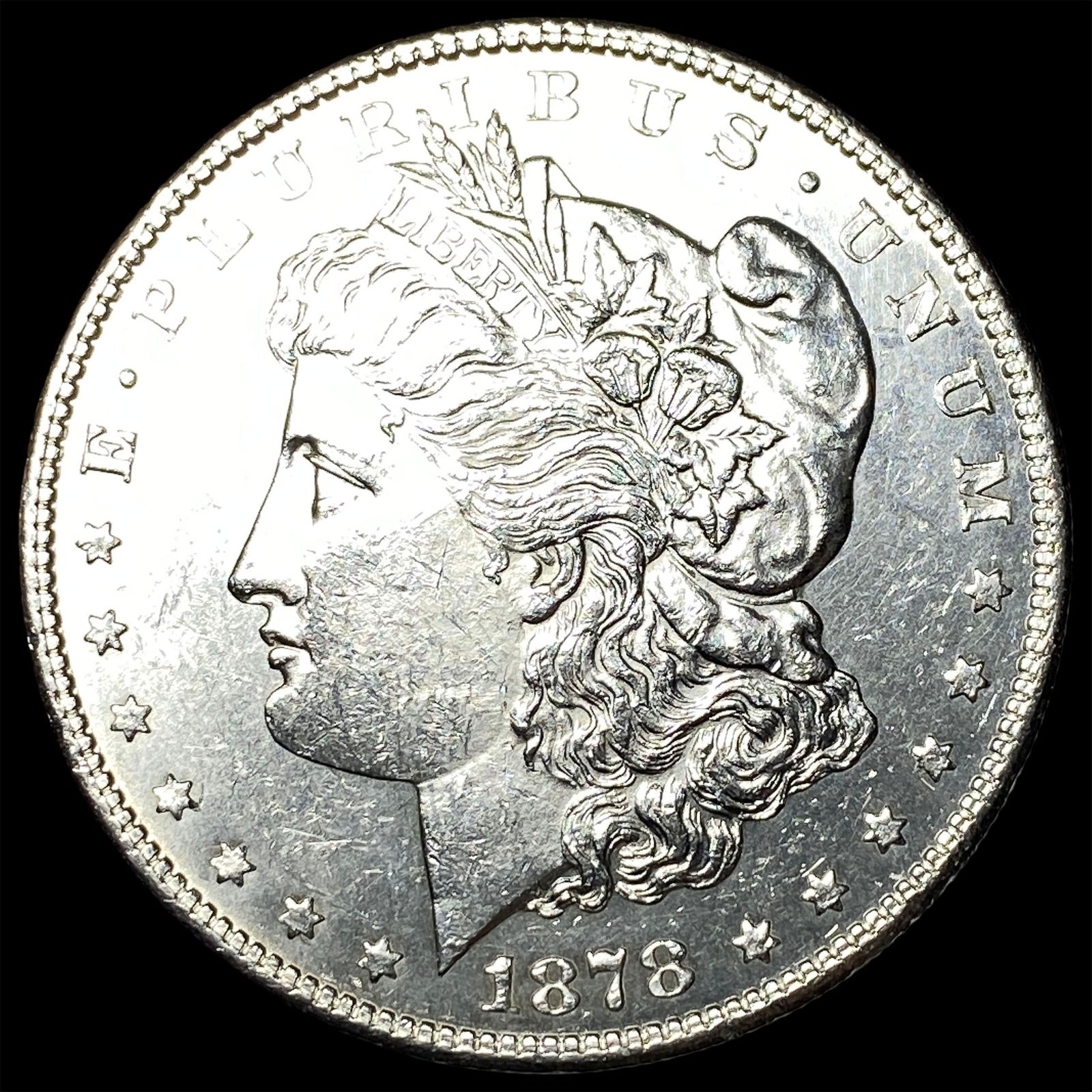 1878-S Silver Morgan Dollar CHOICE BU (1 of 2)