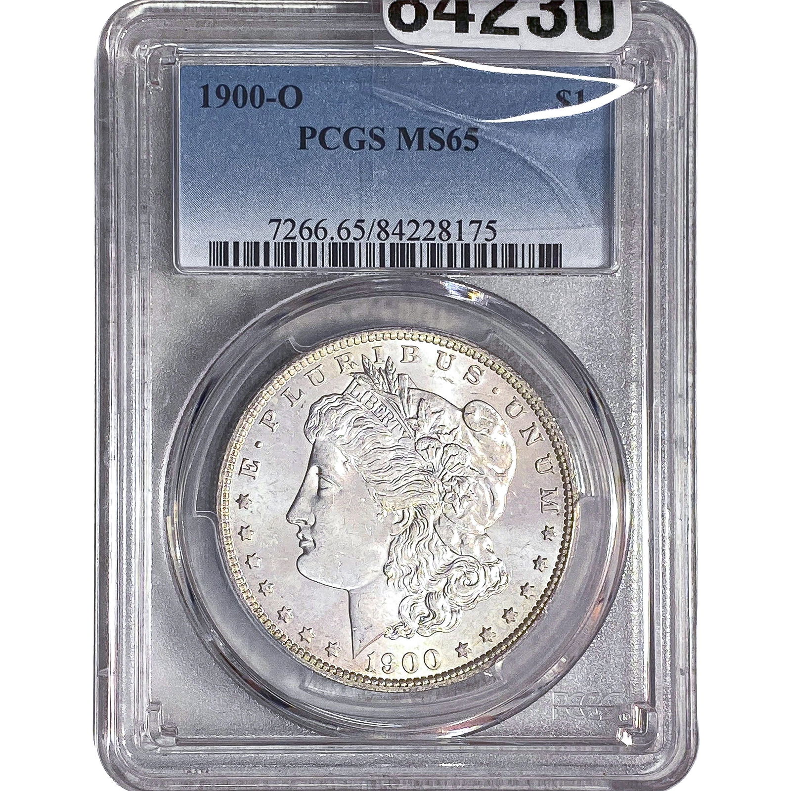 1900-O Morgan Silver Dollar PCGS MS65: 1900-O Morgan Silver Dollar PCGS MS65