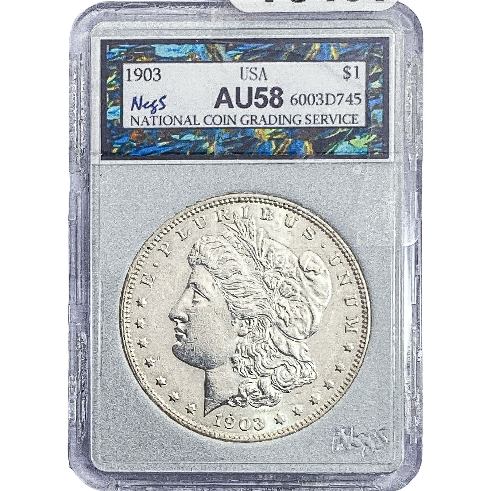 1903 Morgan Silver Dollar NCGS AU58 (1 of 2)