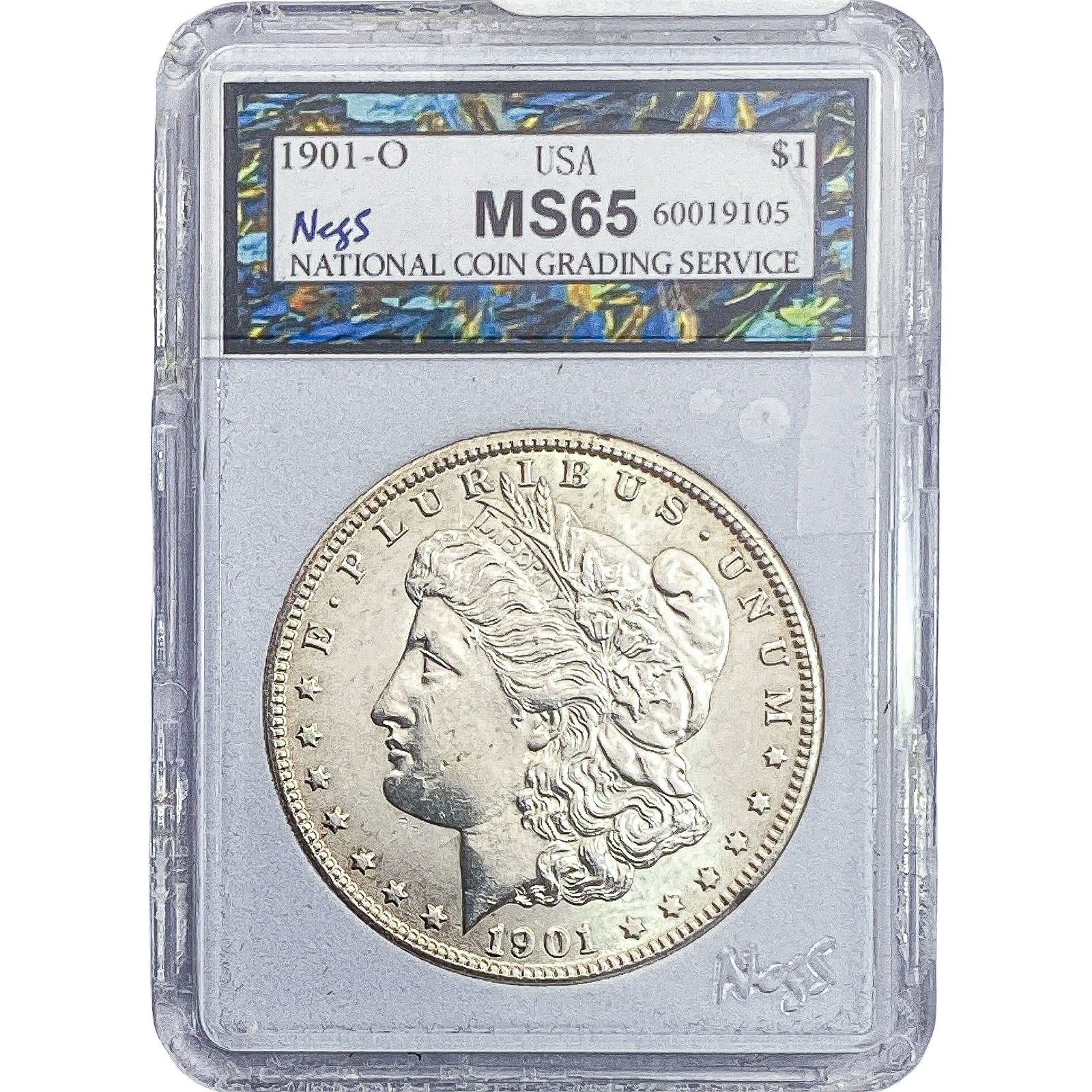 1901-O Morgan Silver Dollar NCGS MS65 (1 of 2)