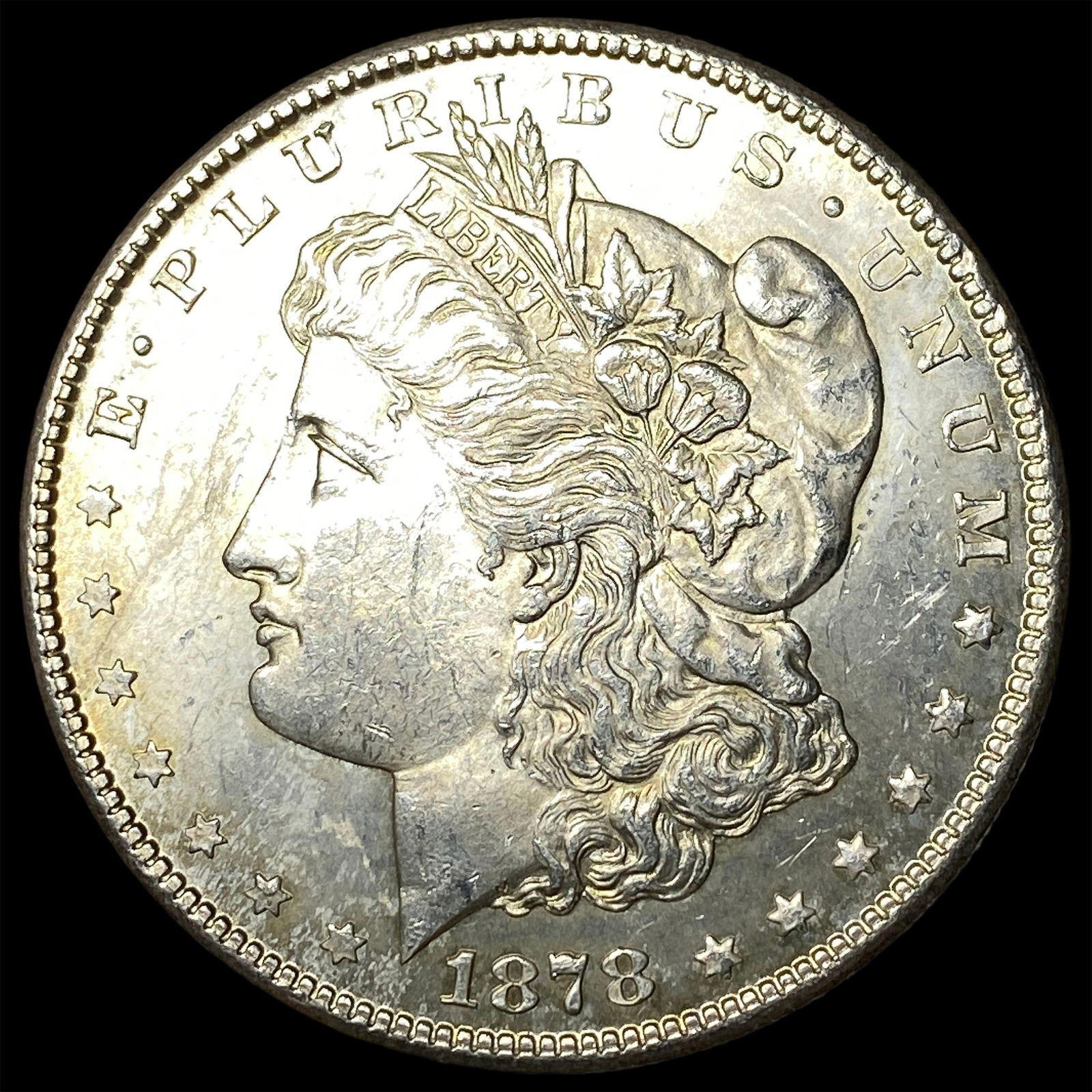 1878-S Silver Morgan Dollar CHOICE BU (1 of 2)
