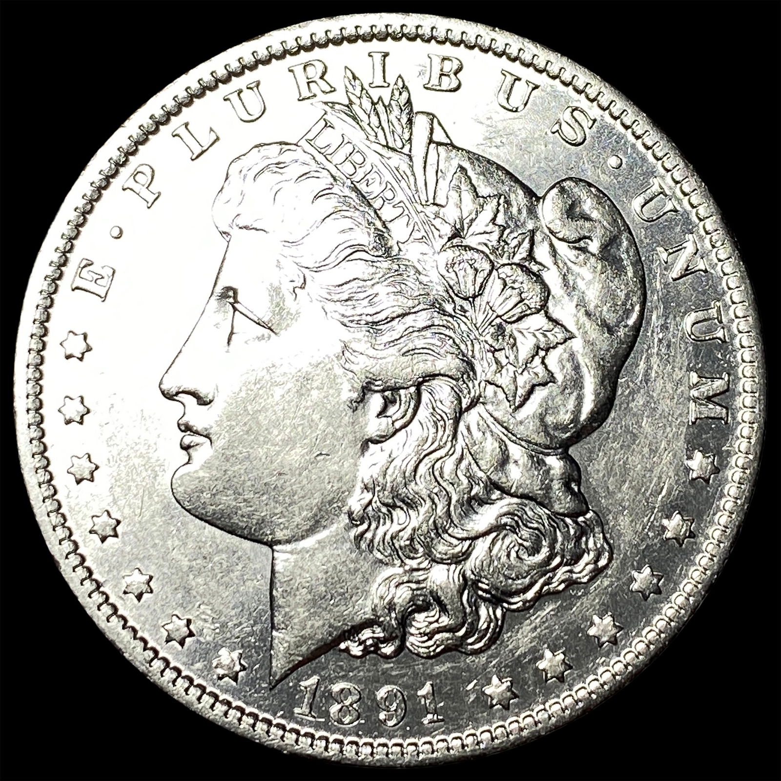 1891-O Morgan Silver Dollar CLOSELY UNCIRCULATED (1 of 2)