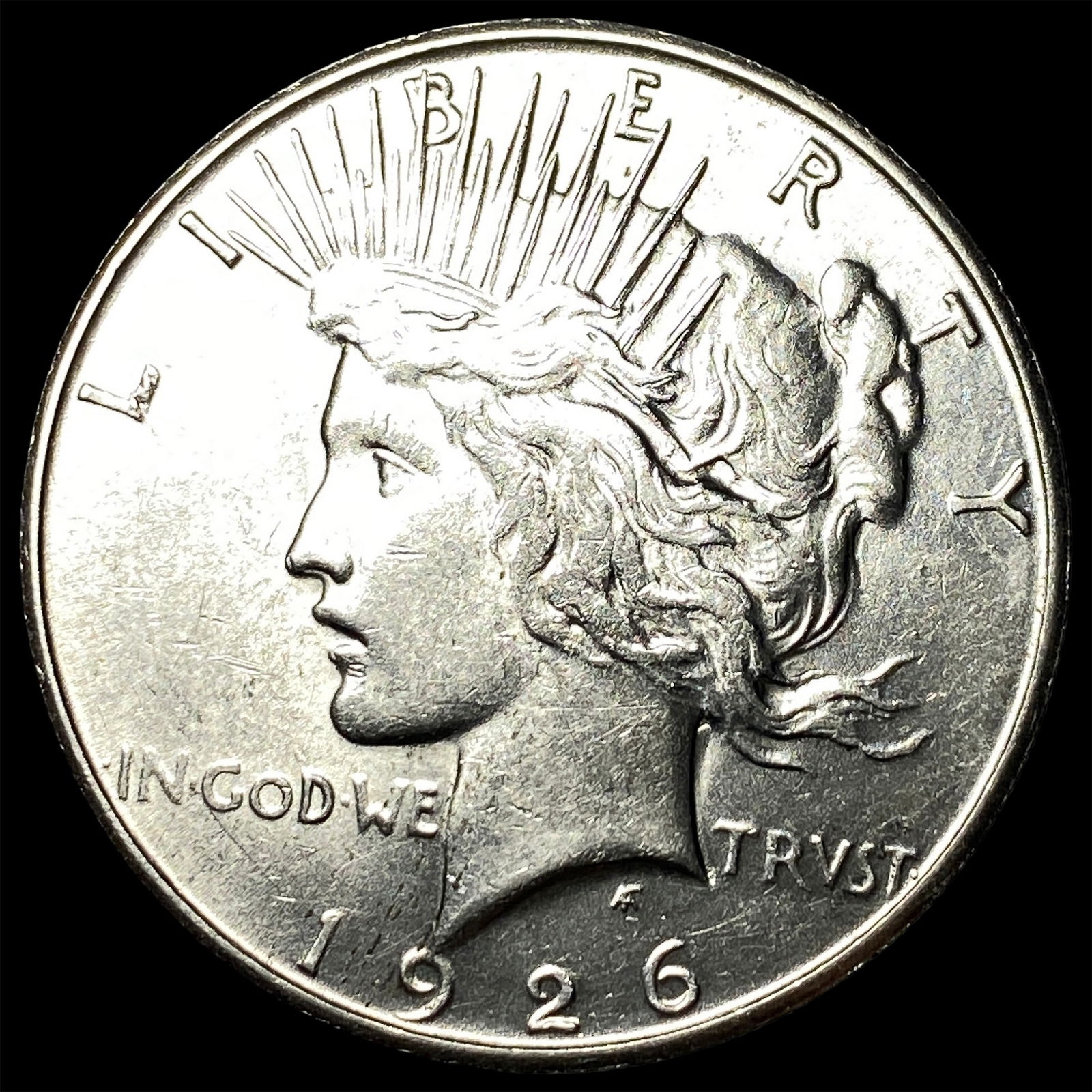 1926-S Silver Peace Dollar CLOSELY UNCIRCULATED (1 of 2)