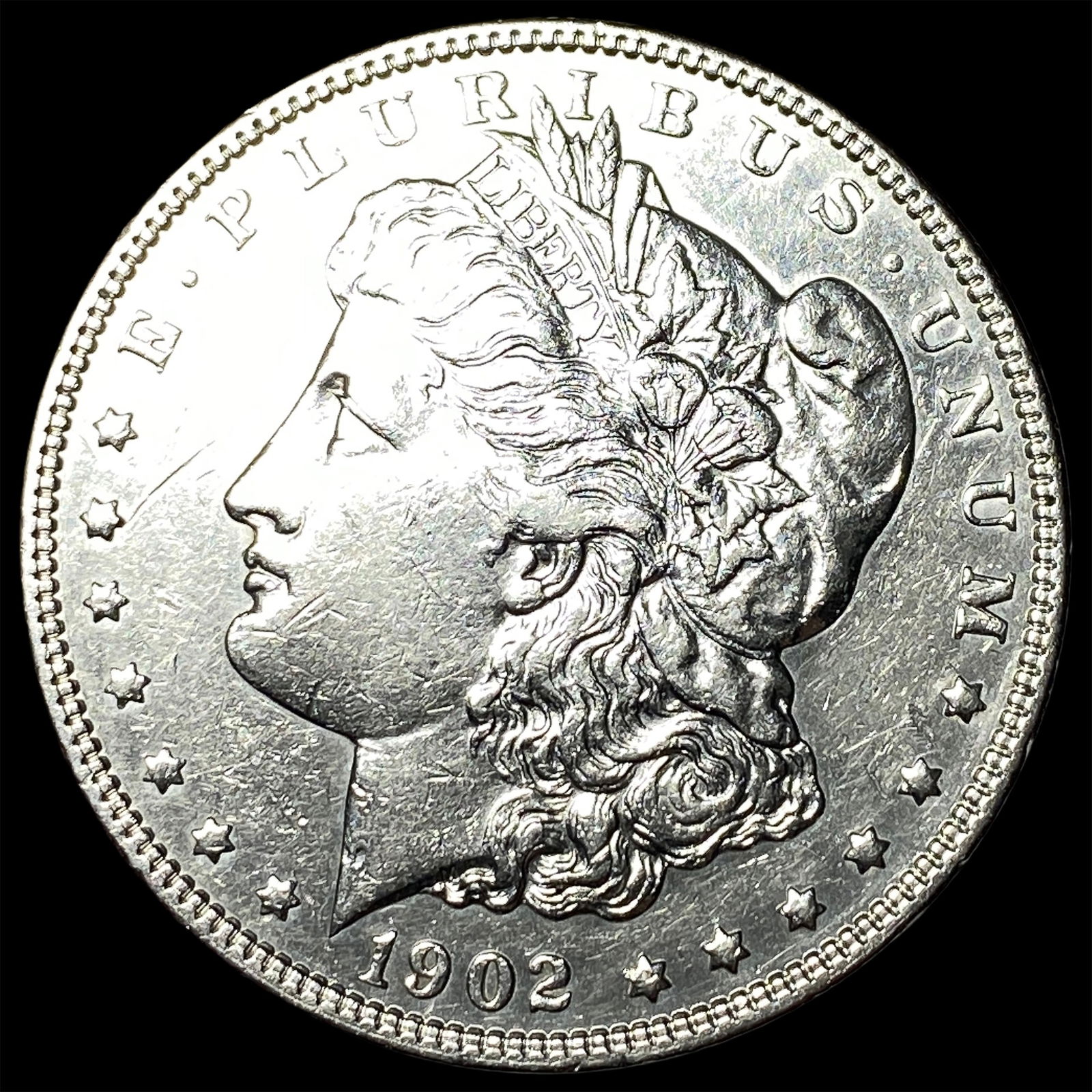 1902 Morgan Silver Dollar CLOSELY UNCIRCULATED: 1902 Morgan Silver Dollar CLOSELY UNCIRCULATED