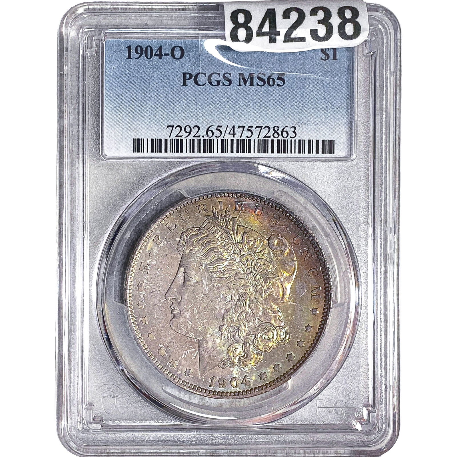 1904-O Morgan Silver Dollar PCGS MS65: 1904-O Morgan Silver Dollar PCGS MS65