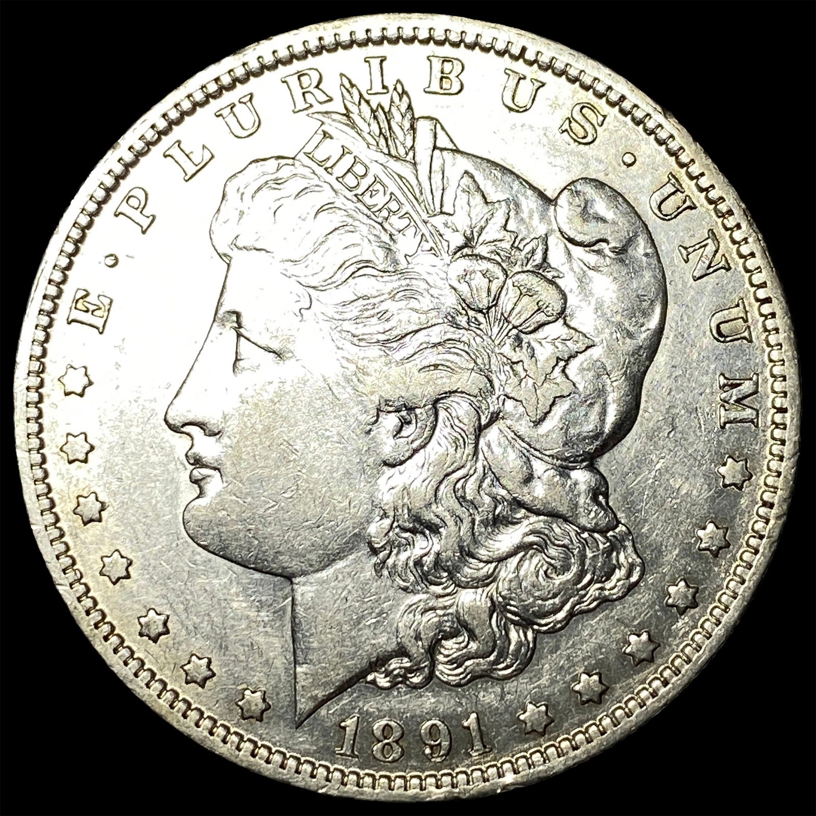 1891-O Morgan Silver Dollar NEARLY UNCIRCULATED (1 of 2)