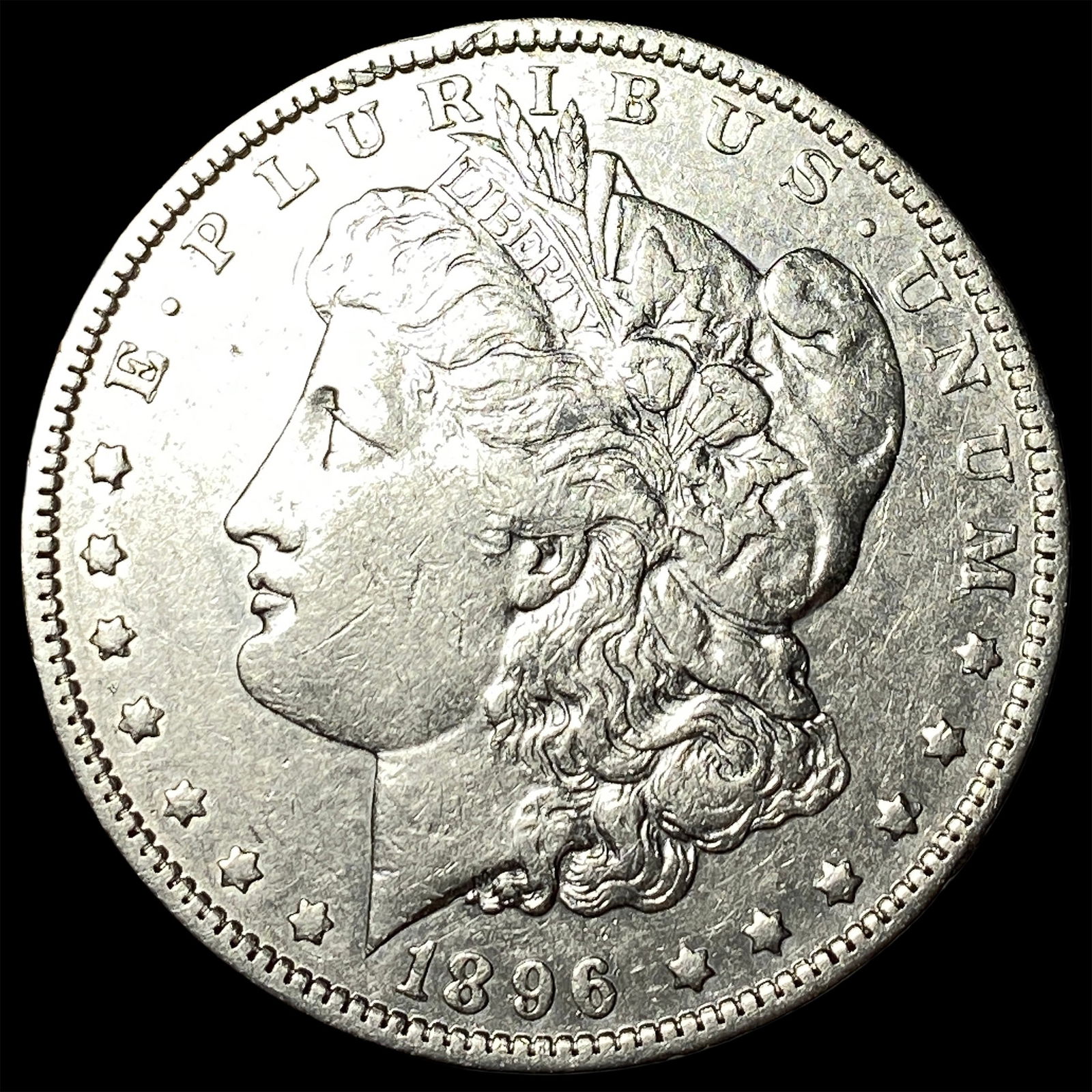 1896-O Silver Morgan Dollar NEARLY UNCIRCULATED: 1896-O Silver Morgan Dollar NEARLY UNCIRCULATED