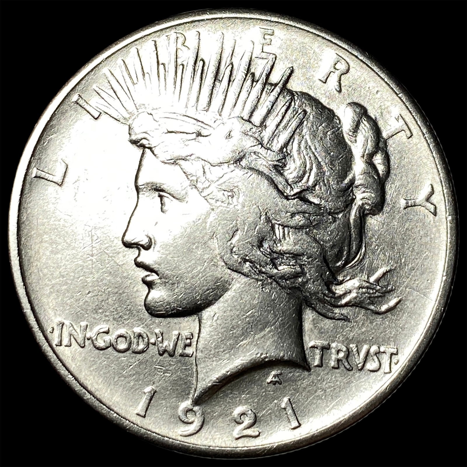 1921 Silver Peace Dollar CLOSELY UNCIRCULATED: 1921 Silver Peace Dollar CLOSELY UNCIRCULATED