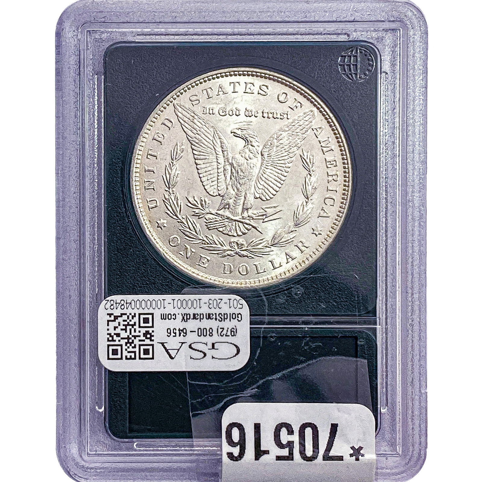 1896 Morgan Silver Dollar - 2