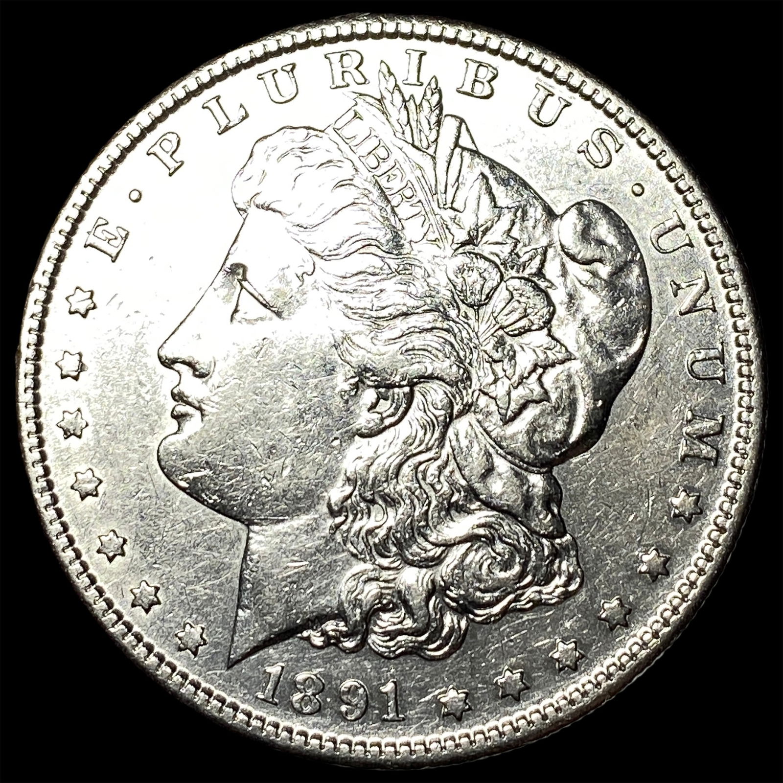 1891-S Silver Morgan Dollar UNCIRCULATED: 1891-S Silver Morgan Dollar UNCIRCULATED