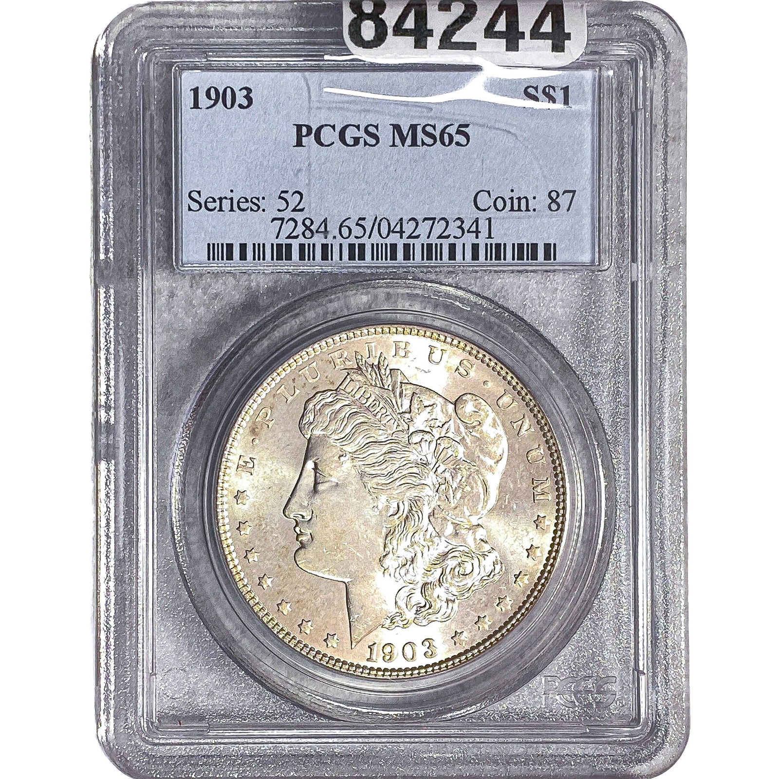 1903 Morgan Silver Dollar PCGS MS65: 1903 Morgan Silver Dollar PCGS MS65