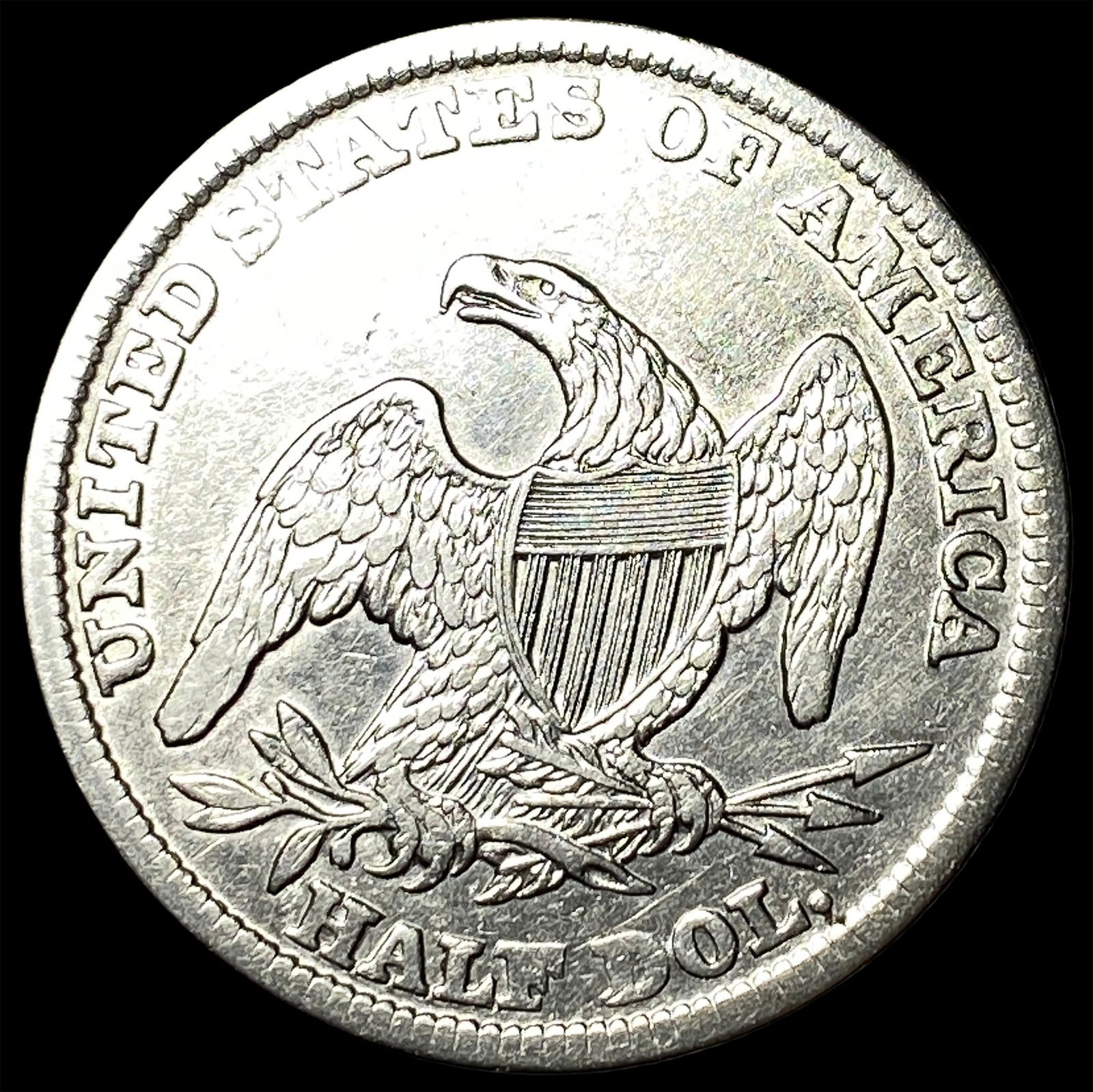 1839 Capped Bust Half Dollar CLOSELY UNCIRCULATED - 2