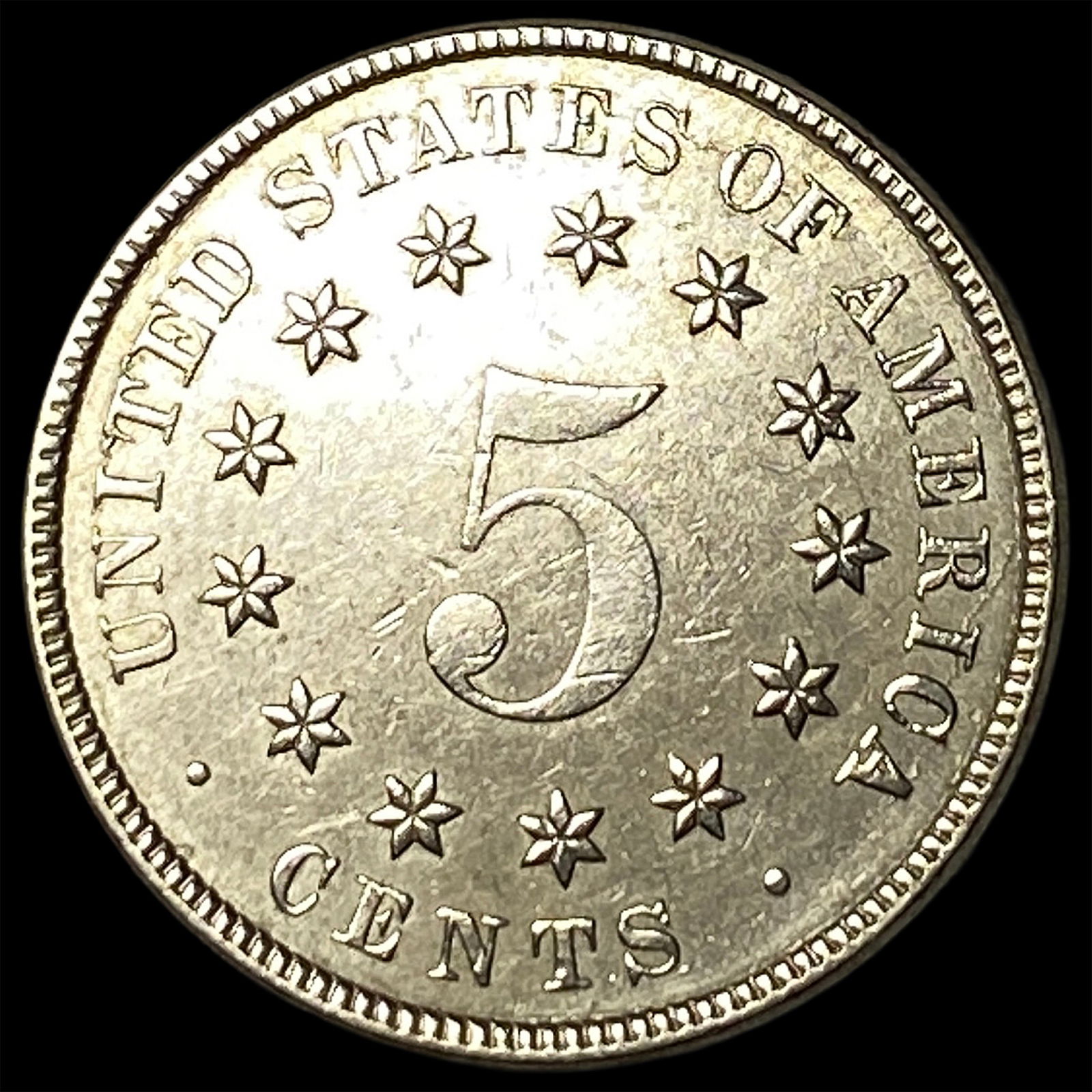 1882 Shield Nickel CLOSELY UNCIRCULATED - 2