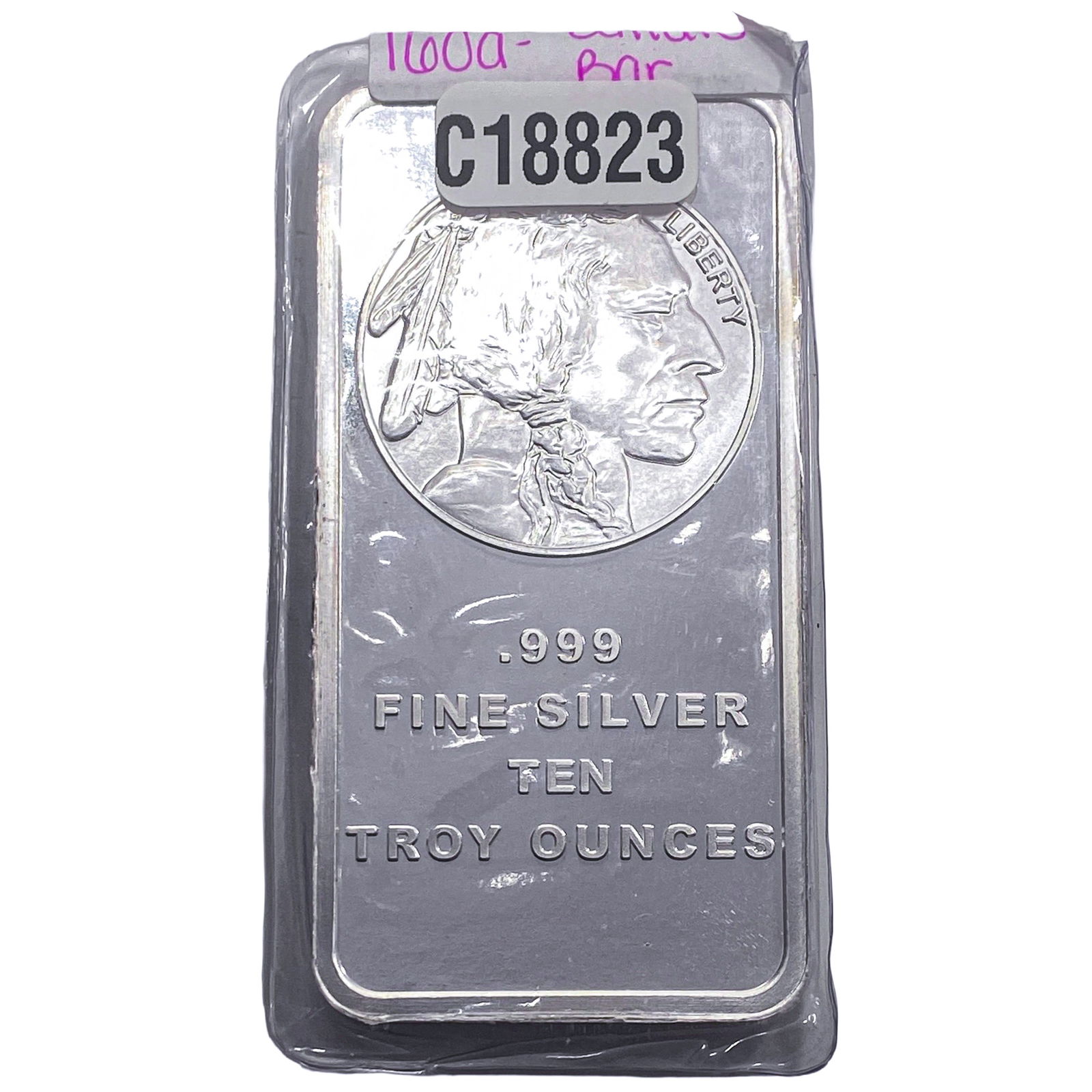 Buffalo Silver Bar 10oz: Buffalo Silver Bar 10oz