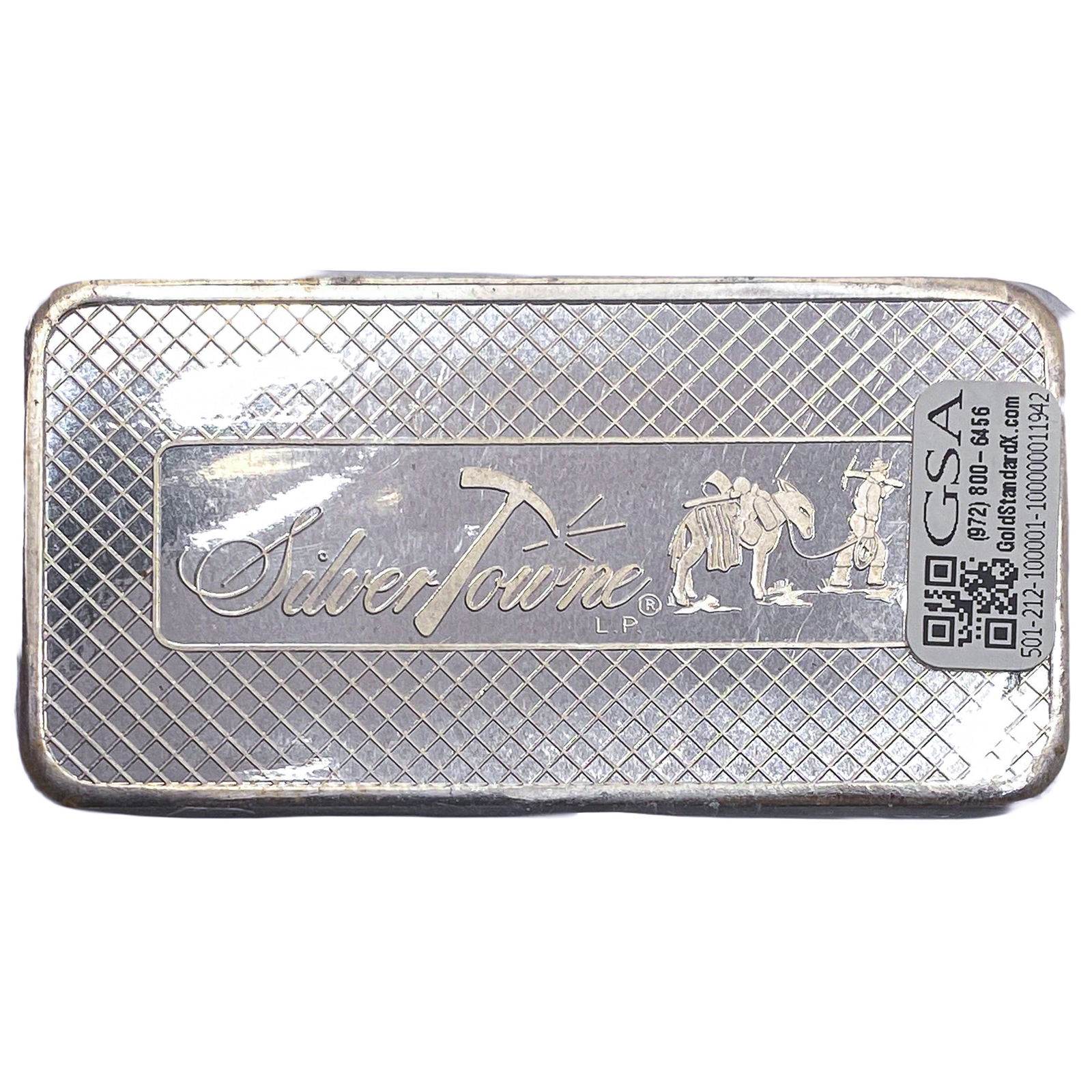 Silver Towne Silver Bar 10oz - 2
