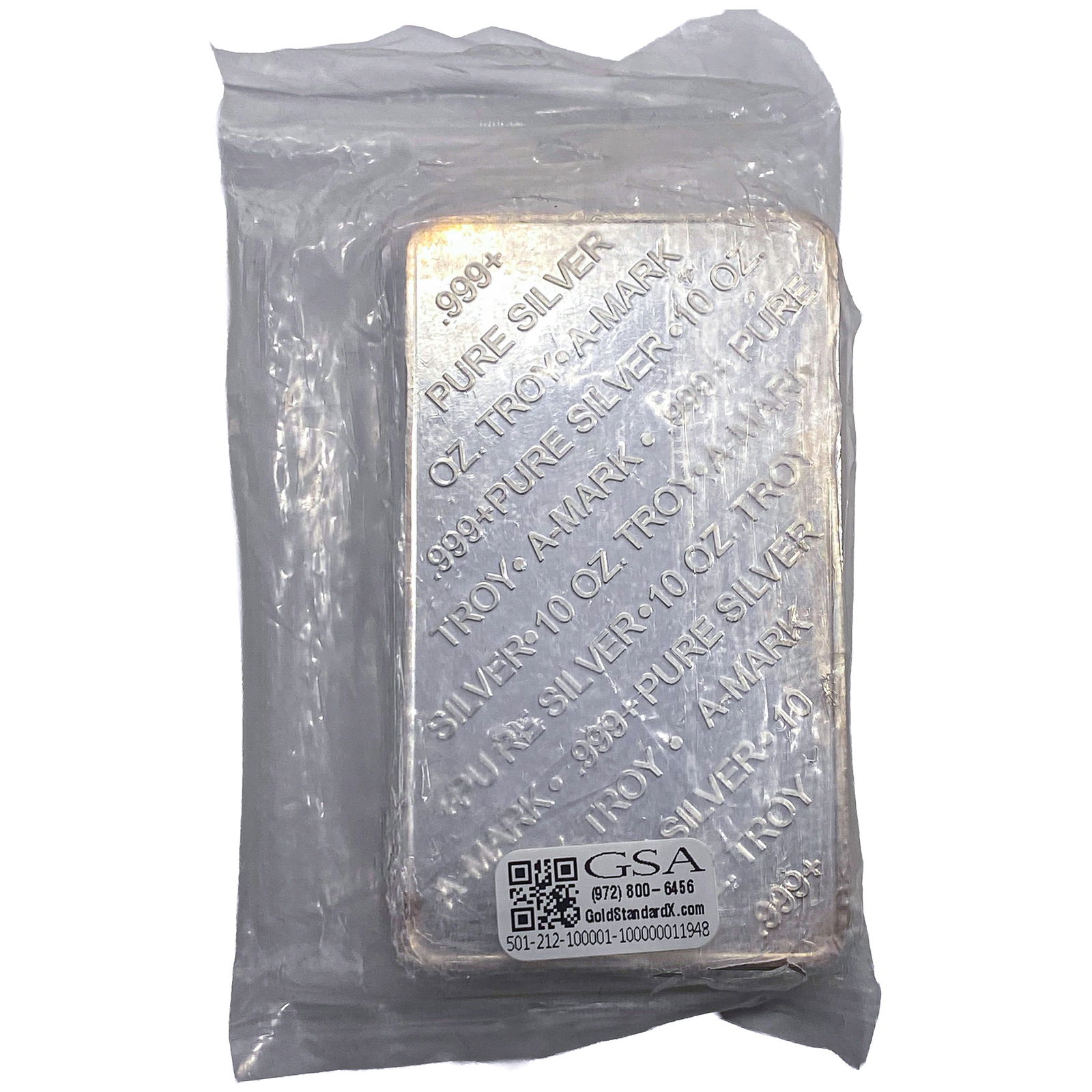 A-Mark Silver Bar 10oz - 2