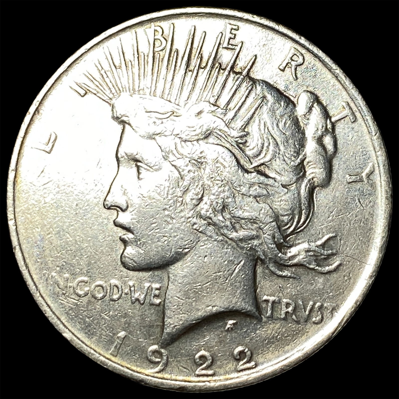 1922 Silver Peace Dollar CLOSELY UNCIRCULATED: 1922 Silver Peace Dollar CLOSELY UNCIRCULATED