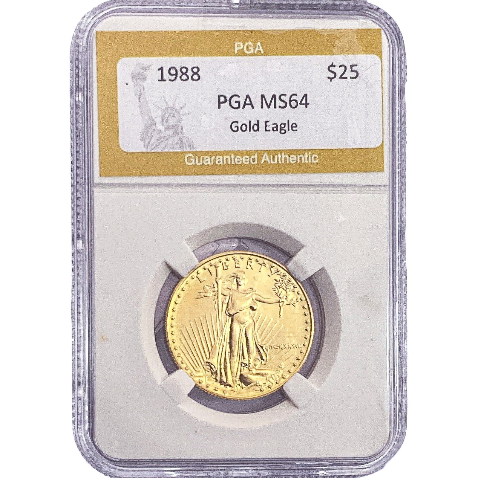 1988 1/2oz $25 Gold Eagle PGA MS64: 1988 1/2oz $25 Gold Eagle PGA MS64