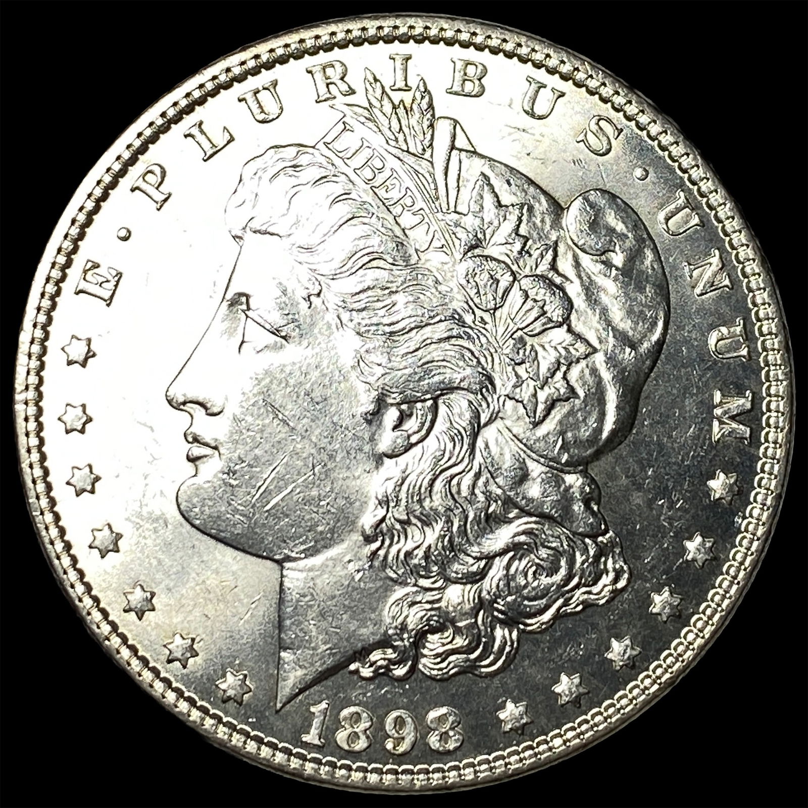 1898 Morgan Silver Dollar CHOICE BU: 1898 Morgan Silver Dollar CHOICE BU