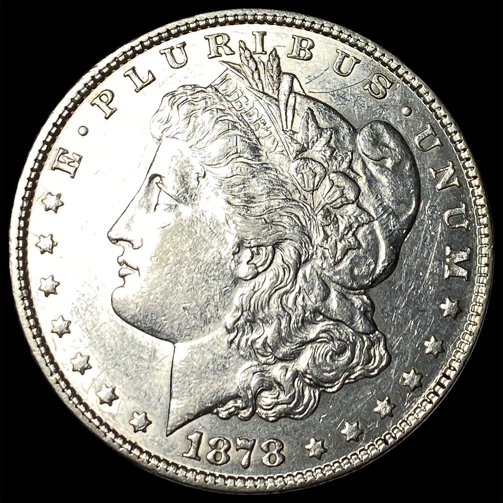 1878 Silver Morgan Dollar CHOICE AU: 1878 Silver Morgan Dollar CHOICE AU