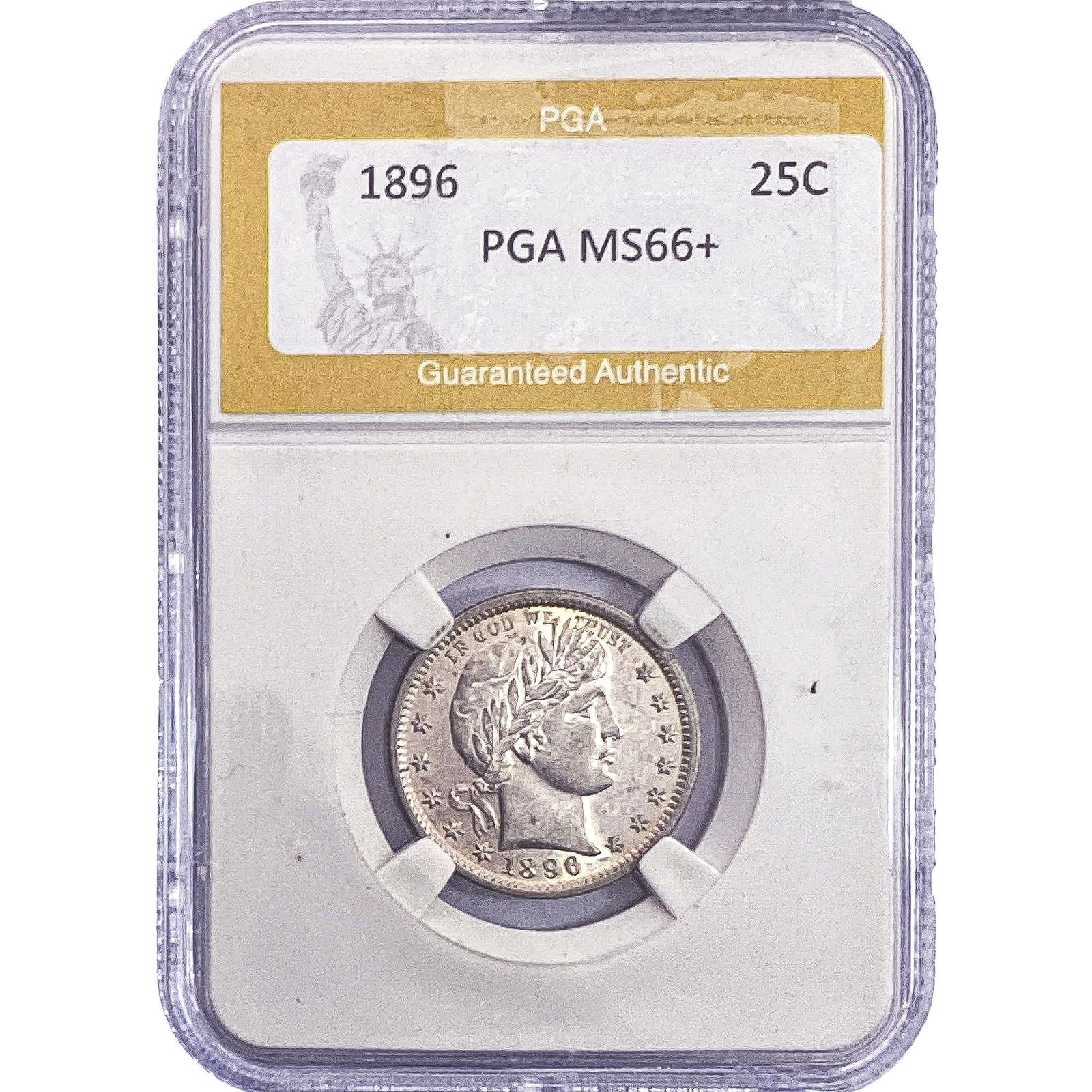 1896 Barber Quarter PGA MS66+ (1 of 2)