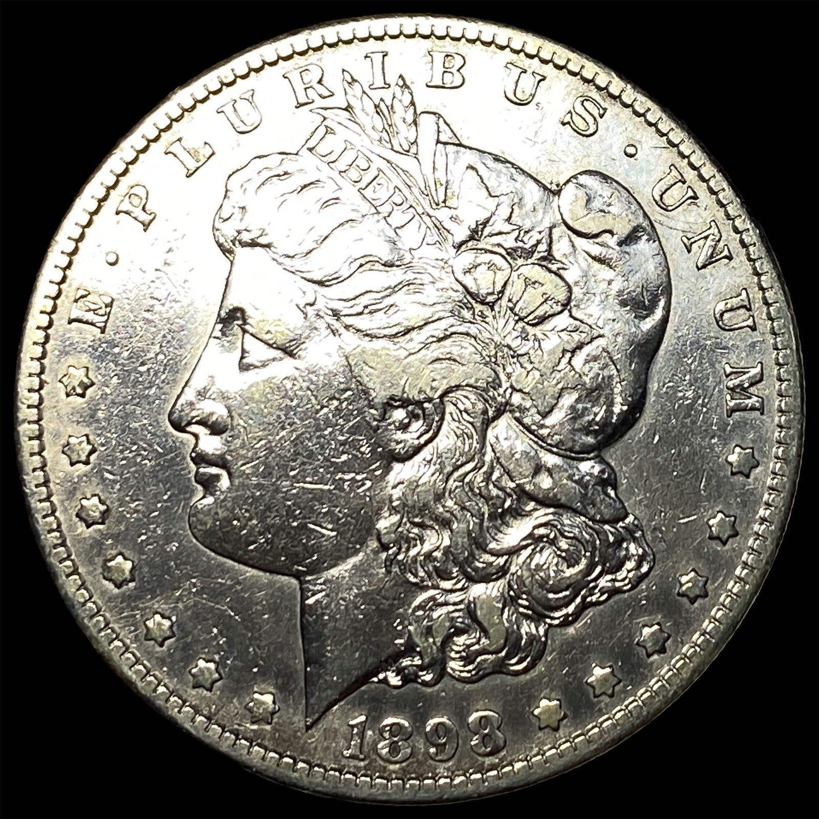 1893-S Silver Morgan Dollar NEARLY UNCIRCULATED (1 of 2)