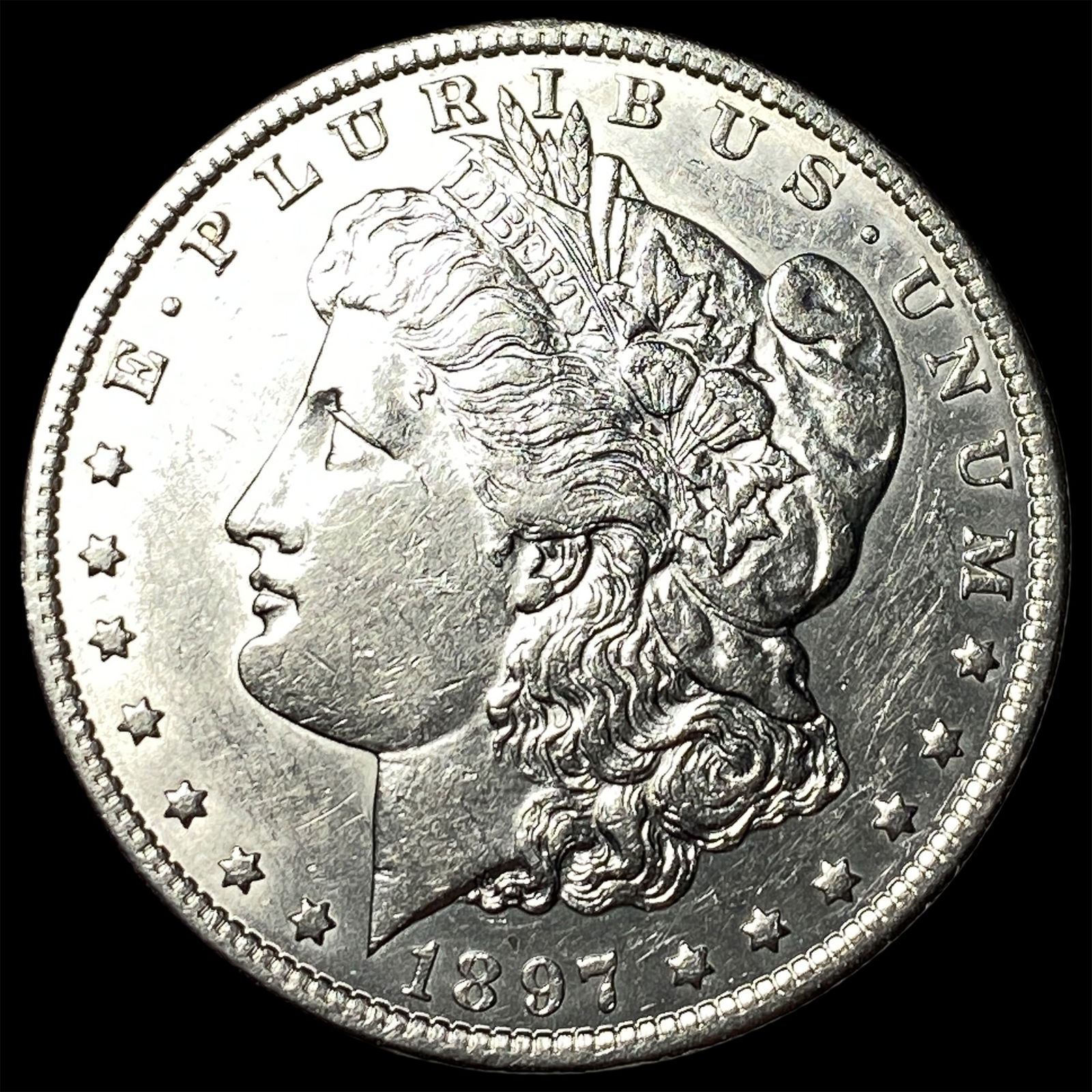 1897-O Silver Morgan Dollar CLOSELY UNCIRCULATED: 1897-O Silver Morgan Dollar CLOSELY UNCIRCULATED