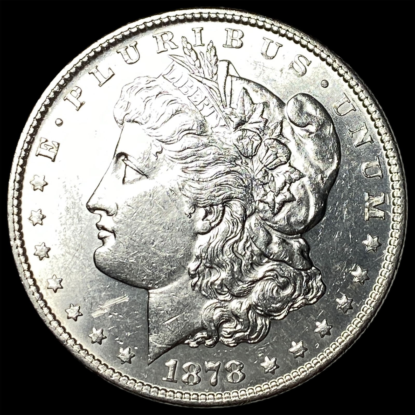 1878-S Silver Morgan Dollar UNCIRCULATED: 1878-S Silver Morgan Dollar UNCIRCULATED