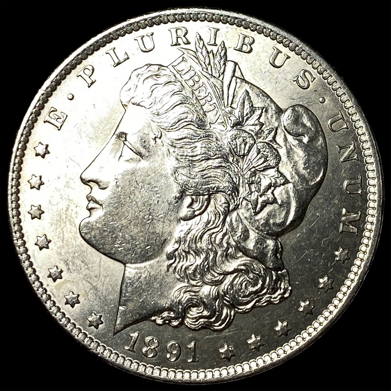 1891-CC Silver Morgan Dollar UNCIRCULATED: 1891-CC Silver Morgan Dollar UNCIRCULATED