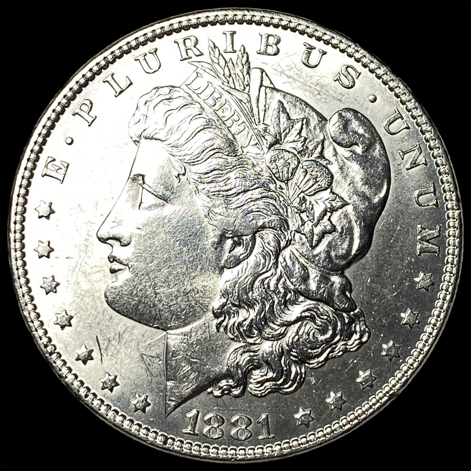 1881 Morgan Silver Dollar UNCIRCULATED: 1881 Morgan Silver Dollar UNCIRCULATED
