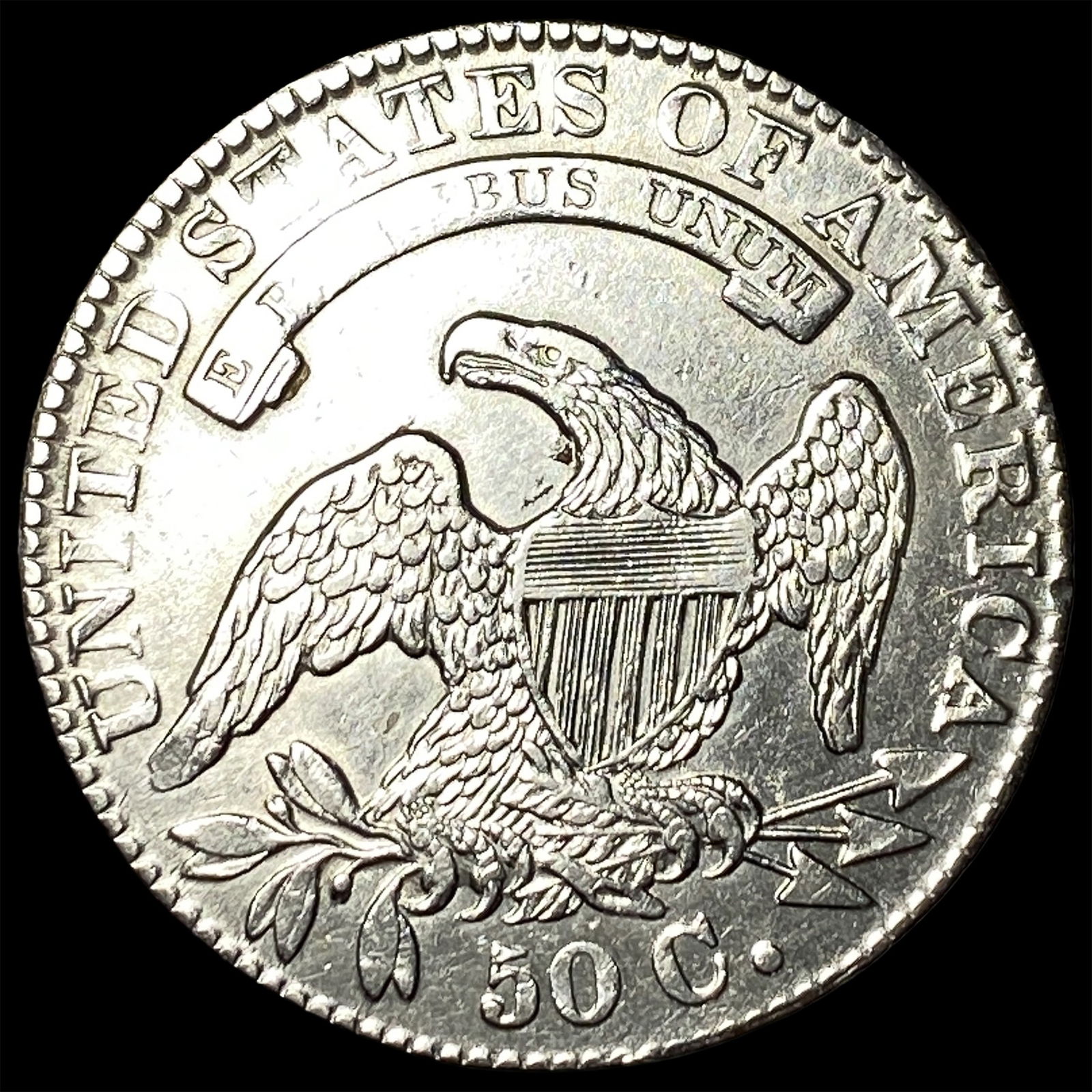 1831 Capped Bust Half Dollar UNCIRCULATED - 2
