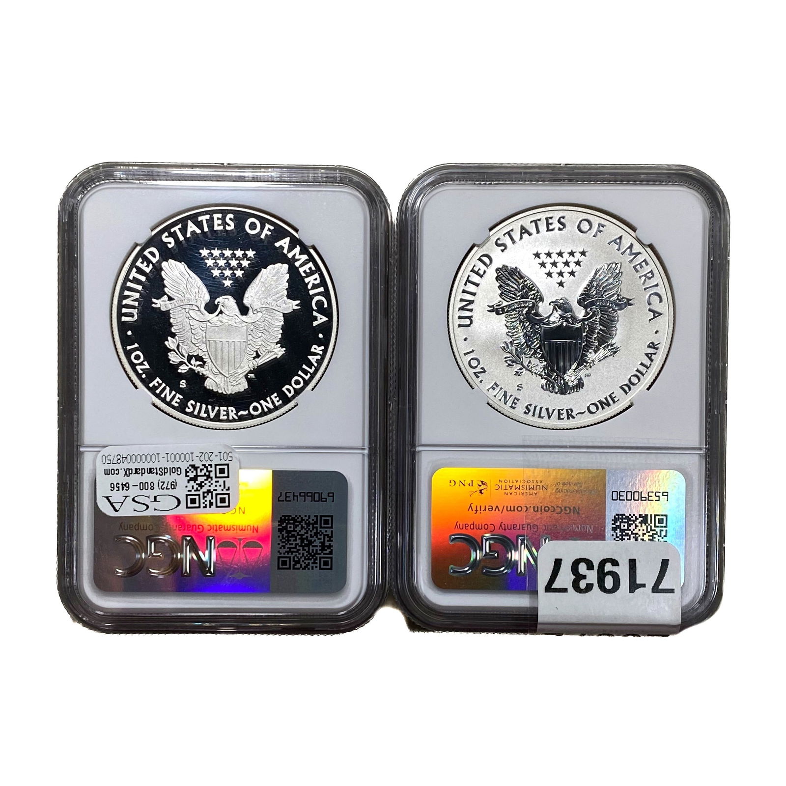 [2 Coins]2012-S Silver Eagle NGC PF69 - 2