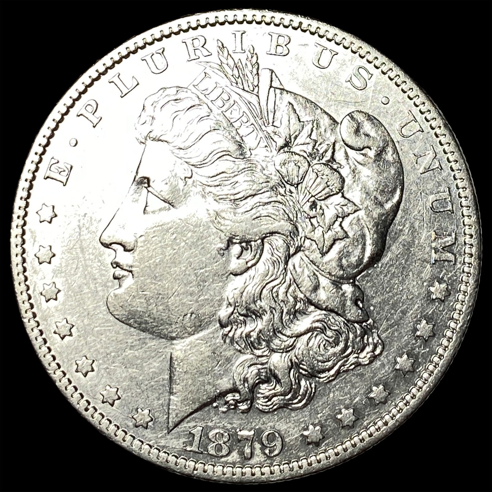 1879-S Silver Morgan Dollar CLOSELY UNCIRCULATED: 1879-S Silver Morgan Dollar CLOSELY UNCIRCULATED