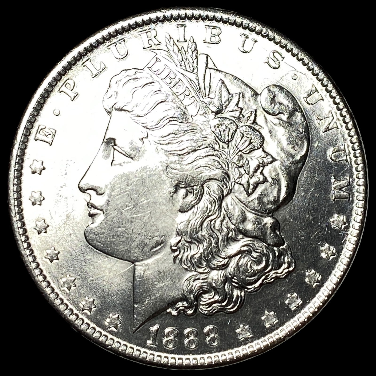 1888 Morgan Silver Dollar UNCIRCULATED: 1888 Morgan Silver Dollar UNCIRCULATED