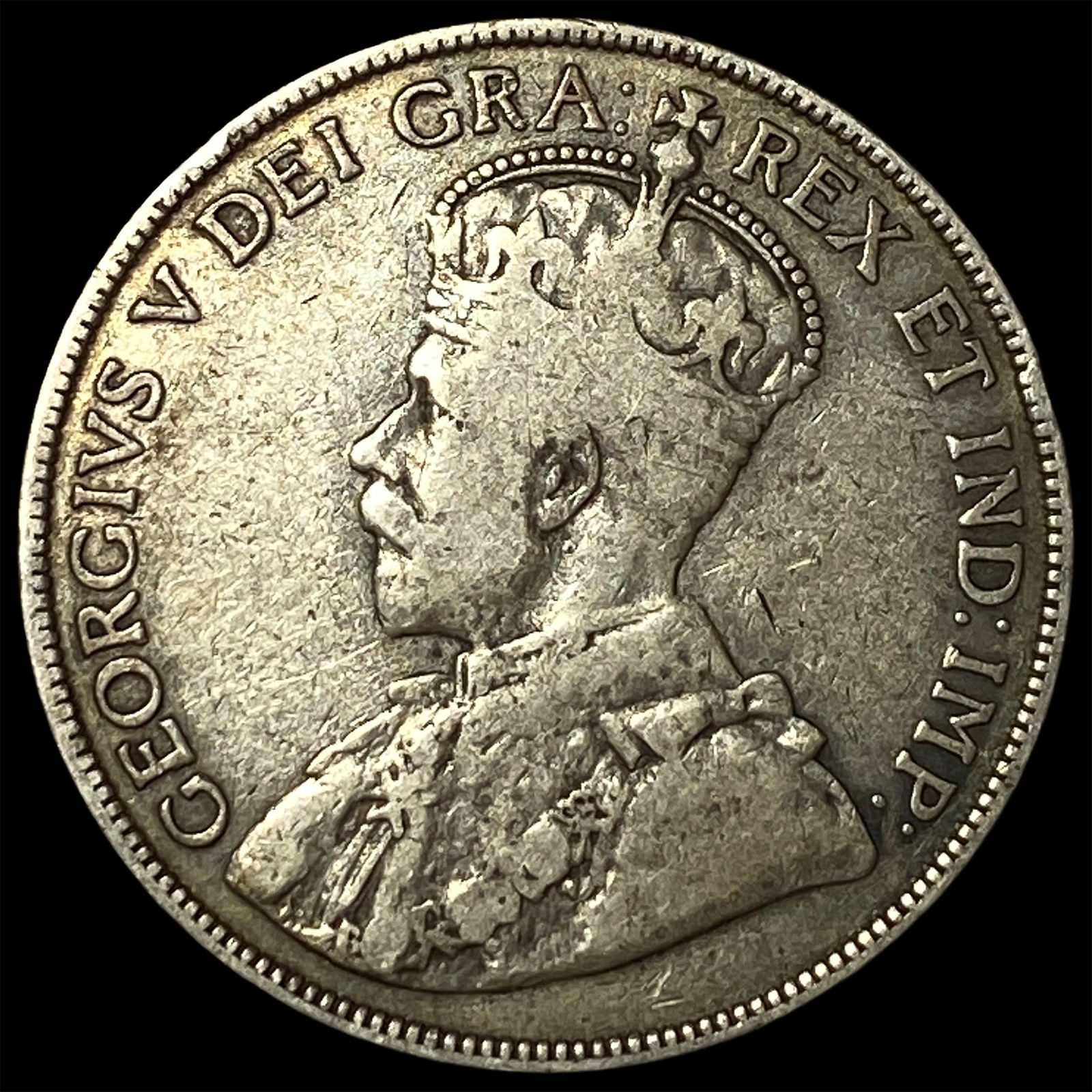 1913 Canada Silver 50 Cents ABOUT UNCIRCULATED (1 of 2)