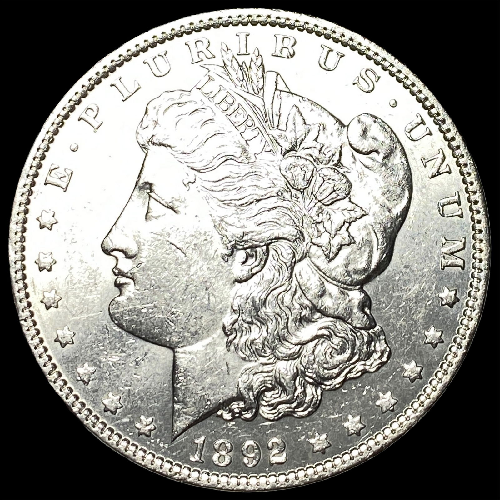 1892 Silver Morgan Dollar UNCIRCULATED: 1892 Silver Morgan Dollar UNCIRCULATED