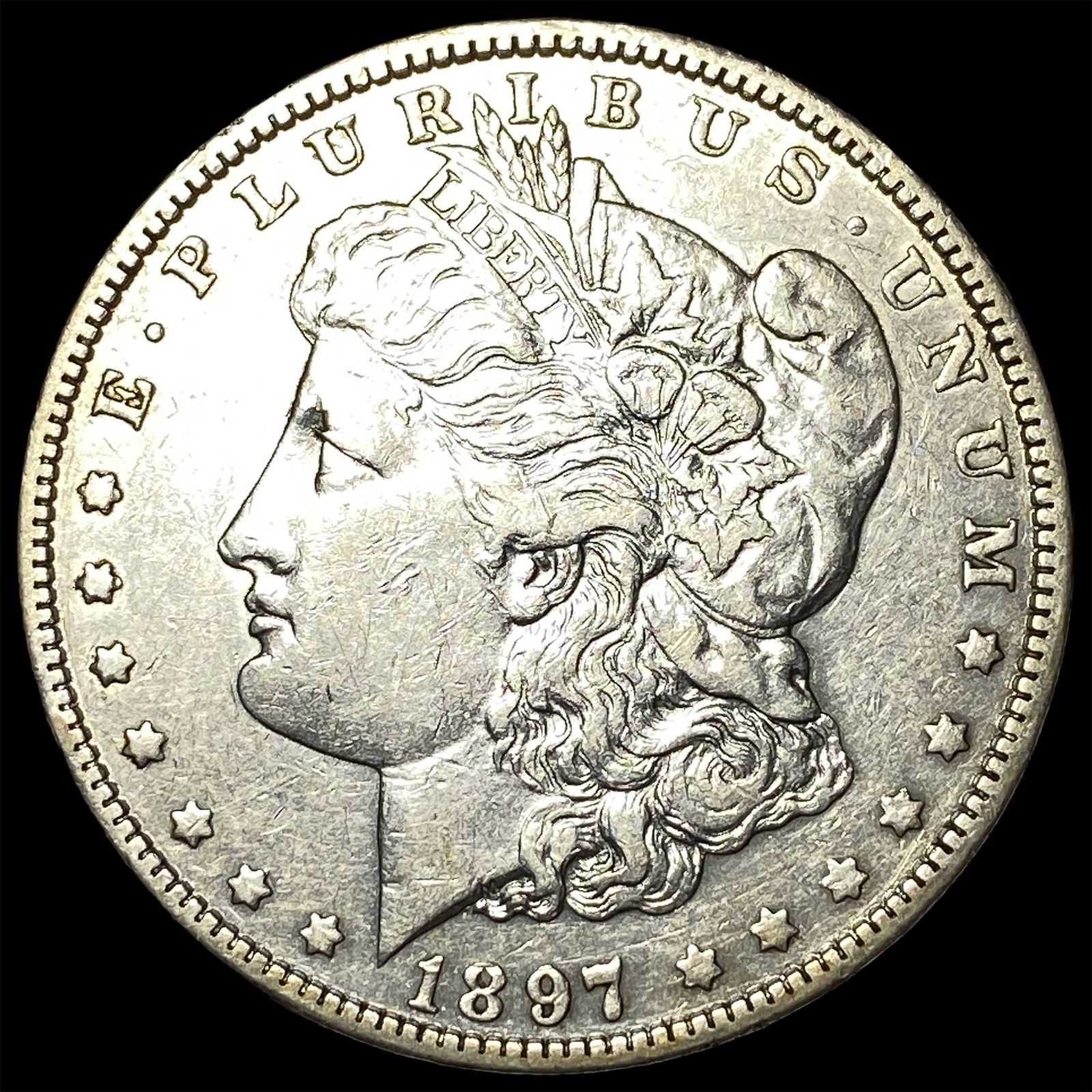 1897-O Silver Morgan Dollar NEARLY UNCIRCULATED: 1897-O Silver Morgan Dollar NEARLY UNCIRCULATED