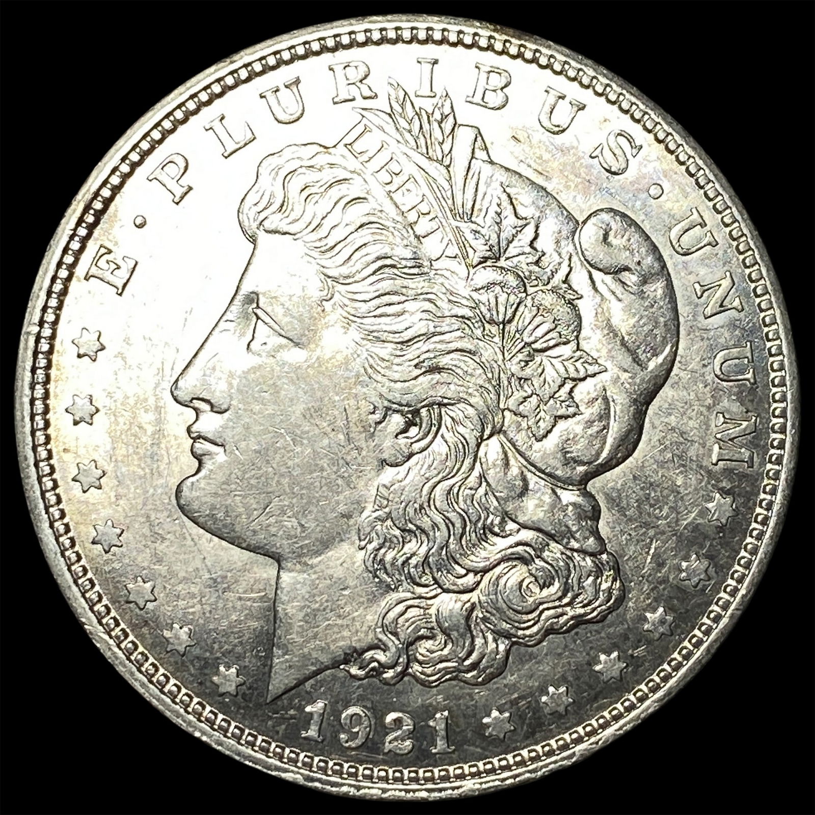 1921-D Silver Morgan Dollar CHOICE AU: 1921-D Silver Morgan Dollar CHOICE AU