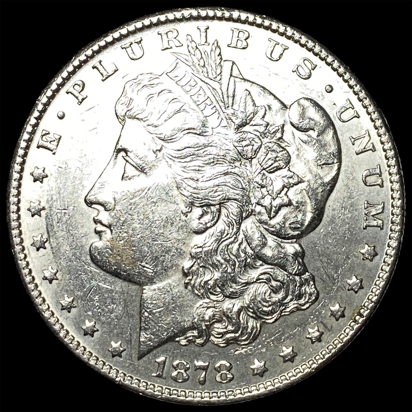 1878-S Silver Morgan Dollar CLOSELY UNCIRCULATED (1 of 2)